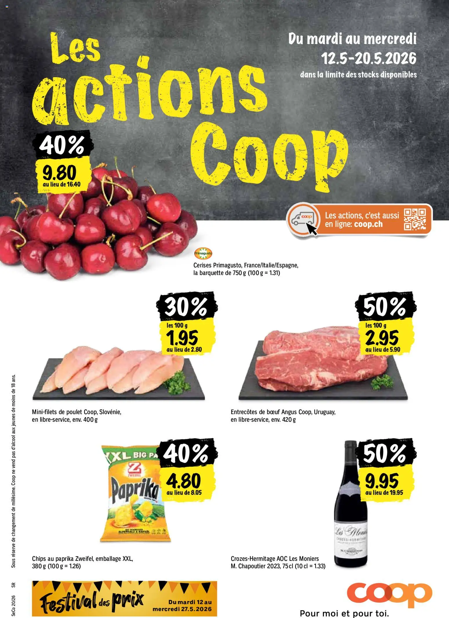 Coop aktionen FR – gültig ab 12.05.2026 | Seite: 1