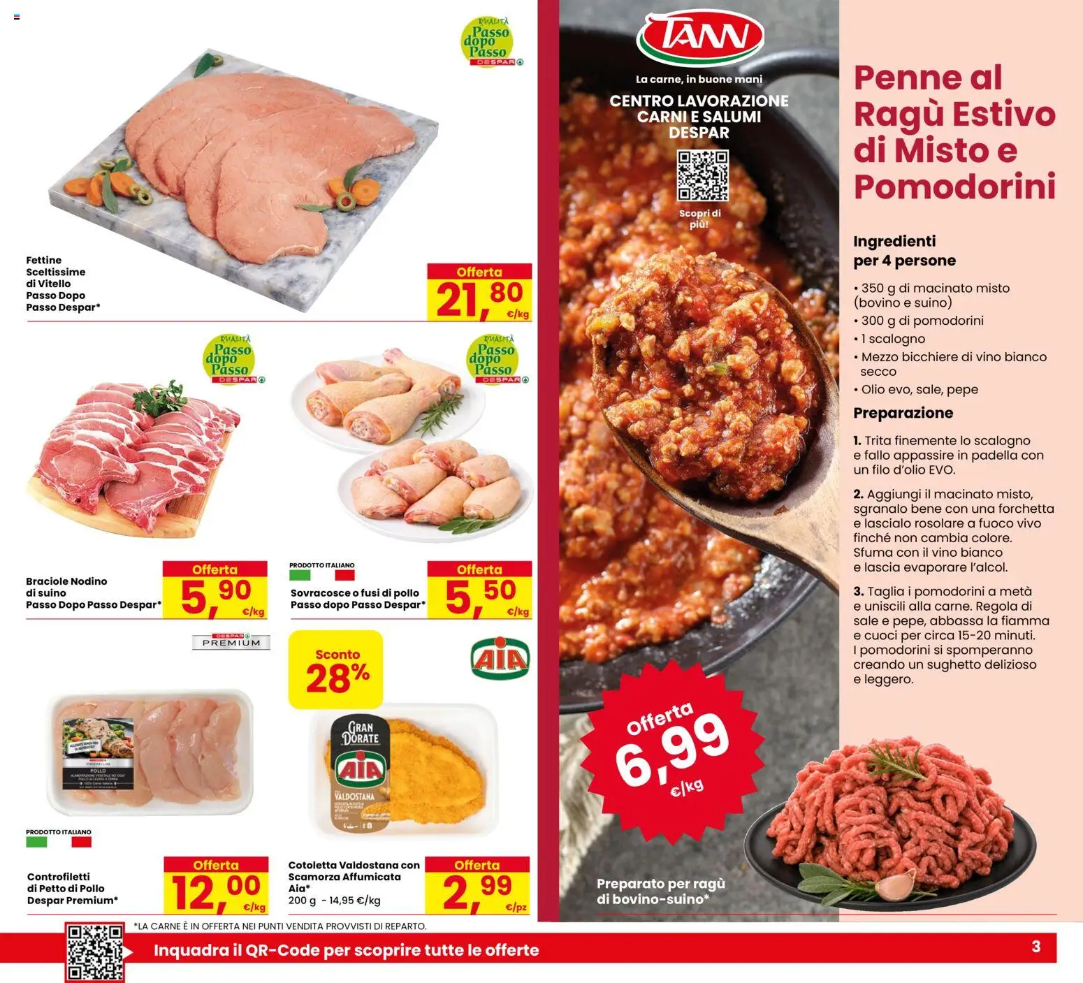 Volantino Despar del 09/07/2026 | Pagina: 3 | Prodotti: Olio, Vino, Ragú, Vino bianco