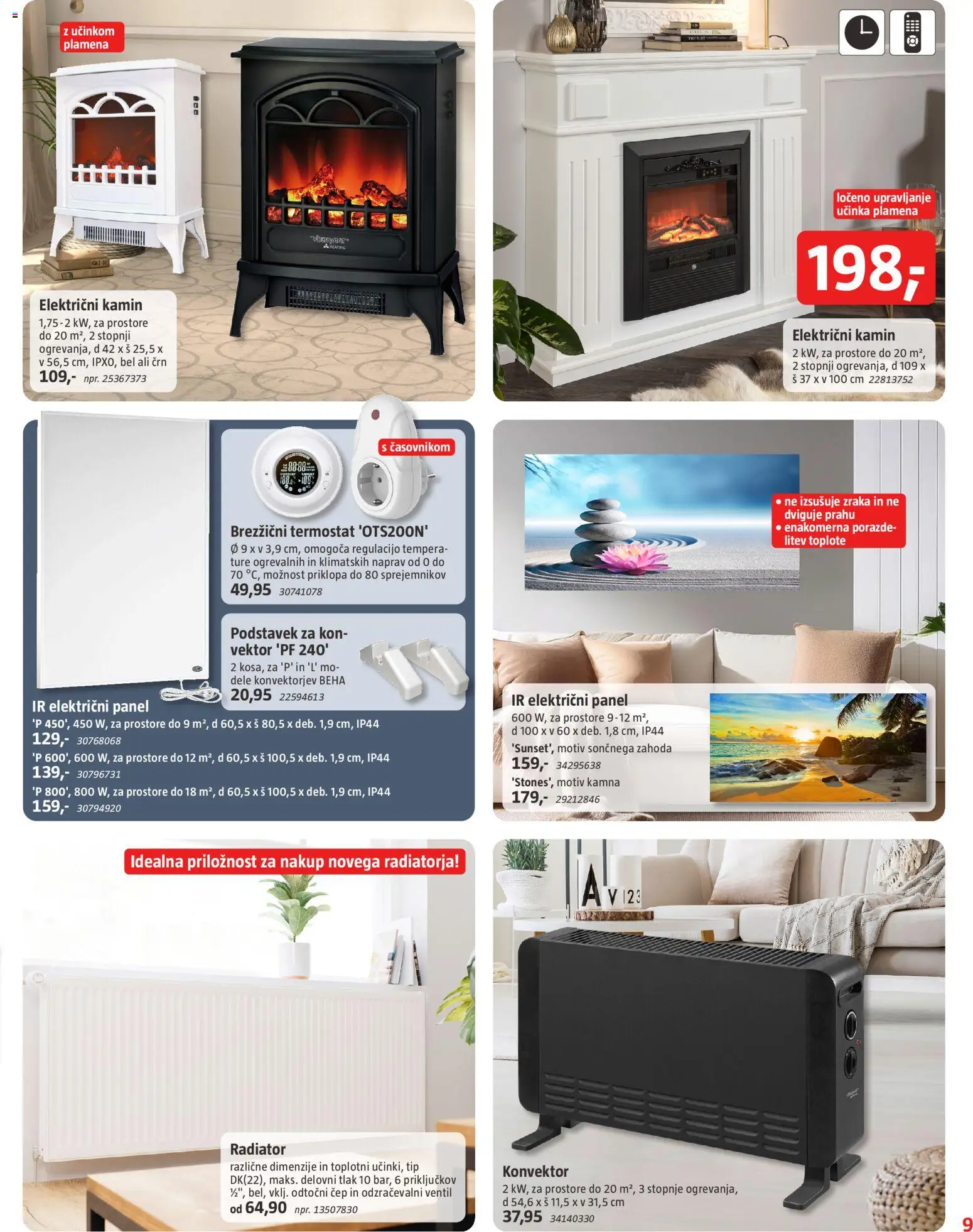 Novi Bauhaus katalog ponudbe – veljaven od 14.10.2026 | Stran: 9 | Izdelki: Radiator, Termostat, Ventil
