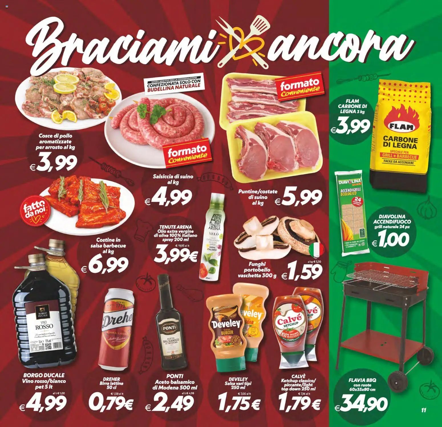 Volantino SuperConveniente del 11/08/2026 | Pagina: 11 | Prodotti: Tè, Olio, Aceto, Olio extra vergine