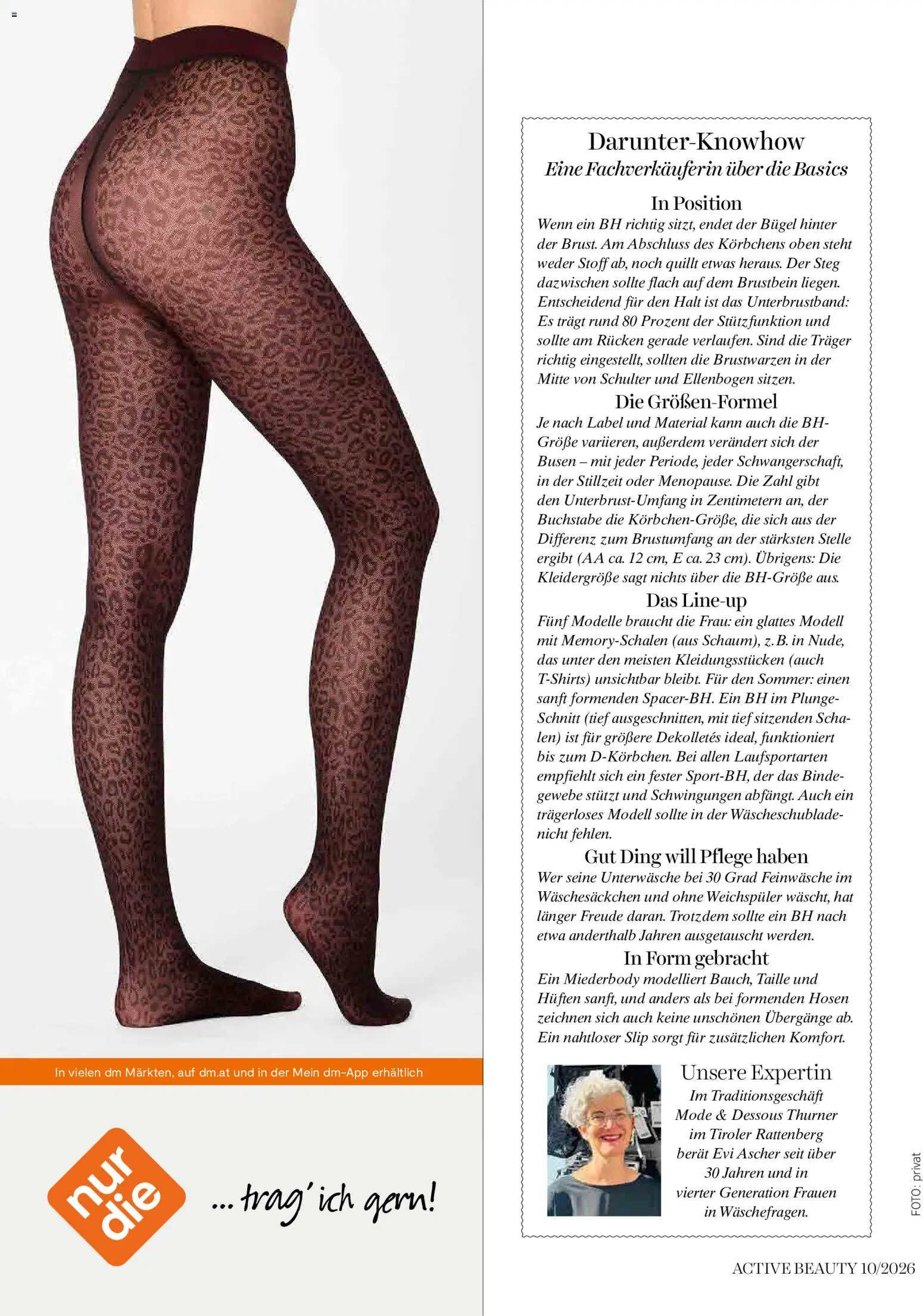 dm drogerie markt Magazin October 2026 gültig ab 01.10.2026 | Seite: 42 | Produkte: Unterwäsche, BH, Slip, Weichspüler
