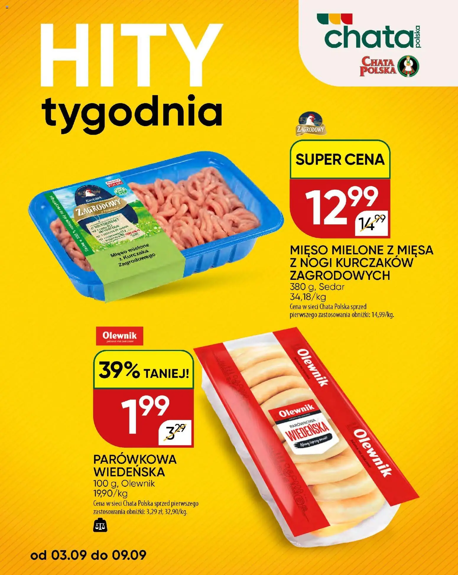 Chata Polska gazetka od 10.09.2026 | Strona: 26 | Produkty: Mięso, Mięso mielone