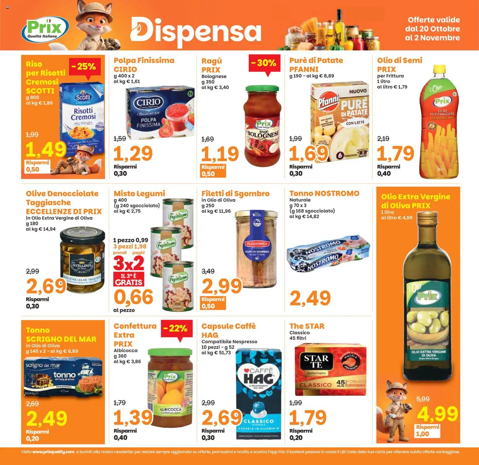 Volantino Prix del 20/10/2026 | Pagina: 17 | Prodotti: Caffè, Olive, Olio extra vergine, Alluminio