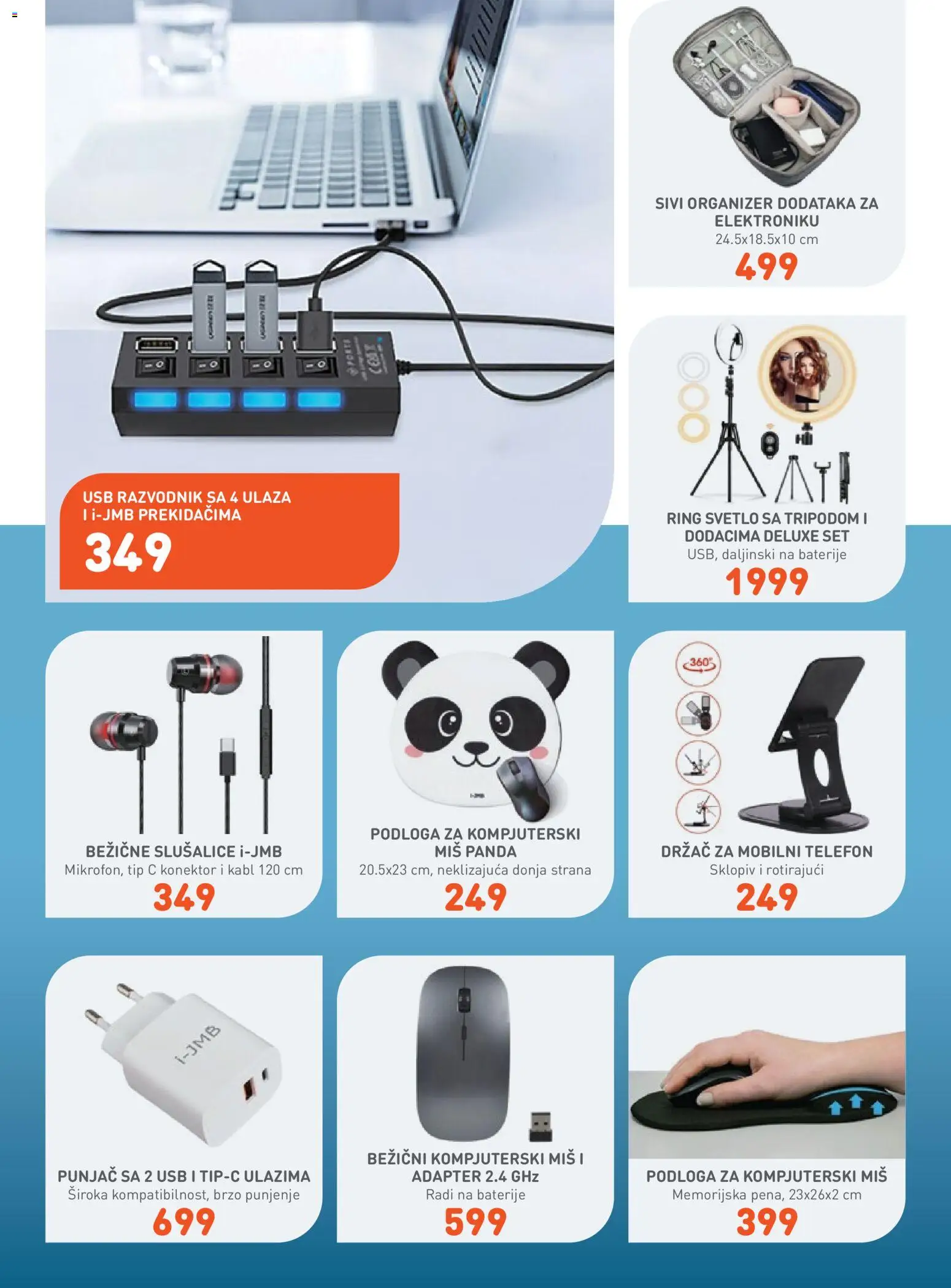 JUMBO katalog - važi od 08.08.2026 | Strana: 35 | Proizvode: Bežične slušalice, Slušalice, Kabl, USB