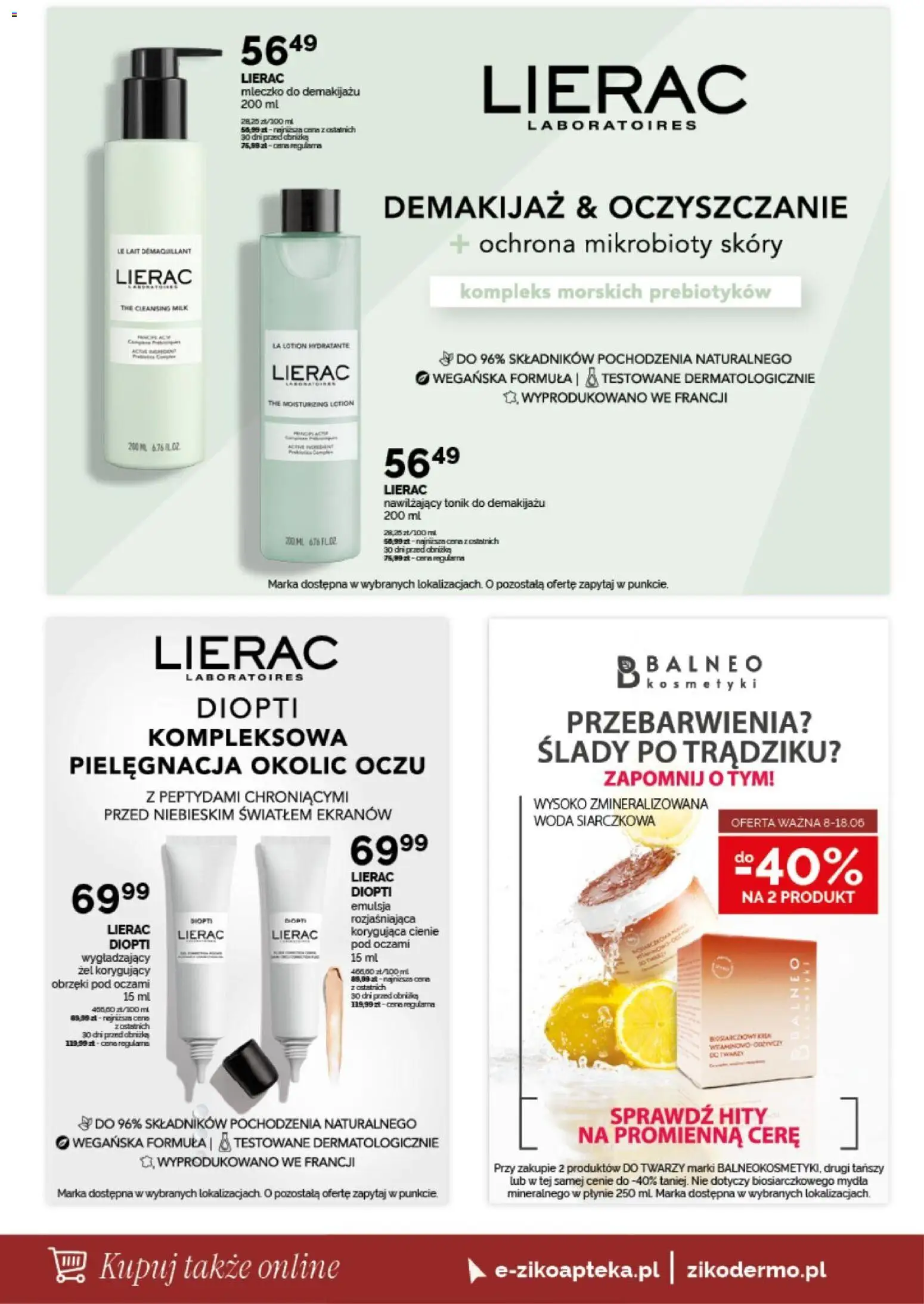 Ziko gazetka od 05.06.2026 | Strona: 8 | Produkty: Kosmetyki, Lotion, Woda, Tonik