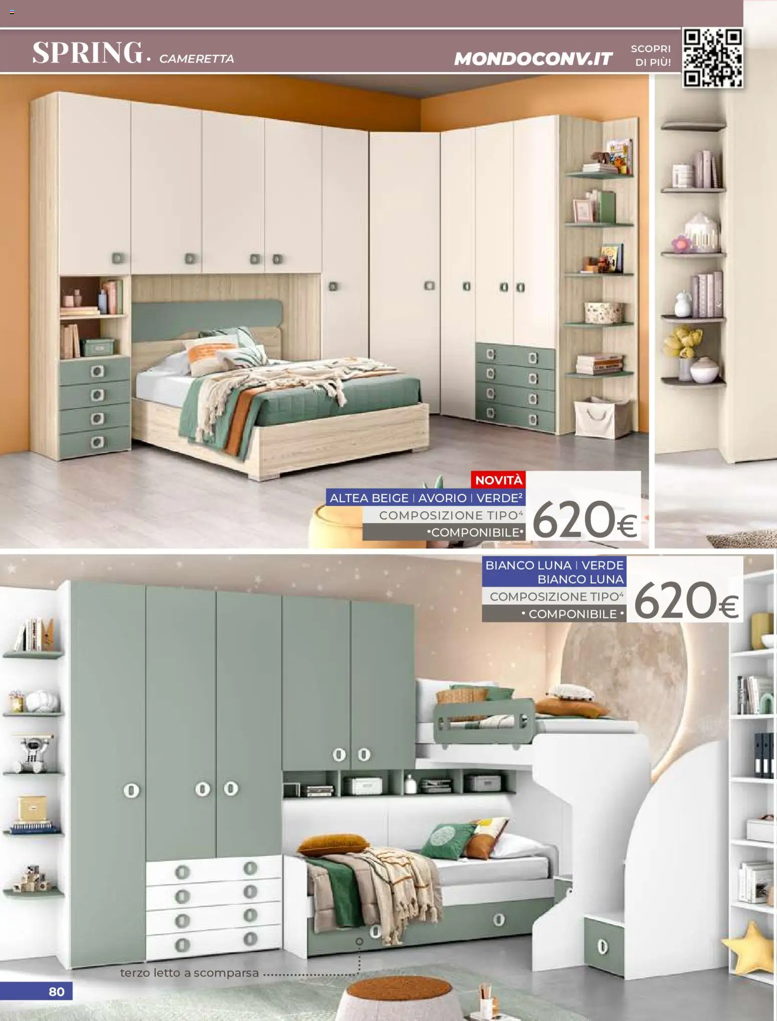Volantino Mondo Convenienza del 01/07/2026 | Pagina: 82 | Prodotti: Letto