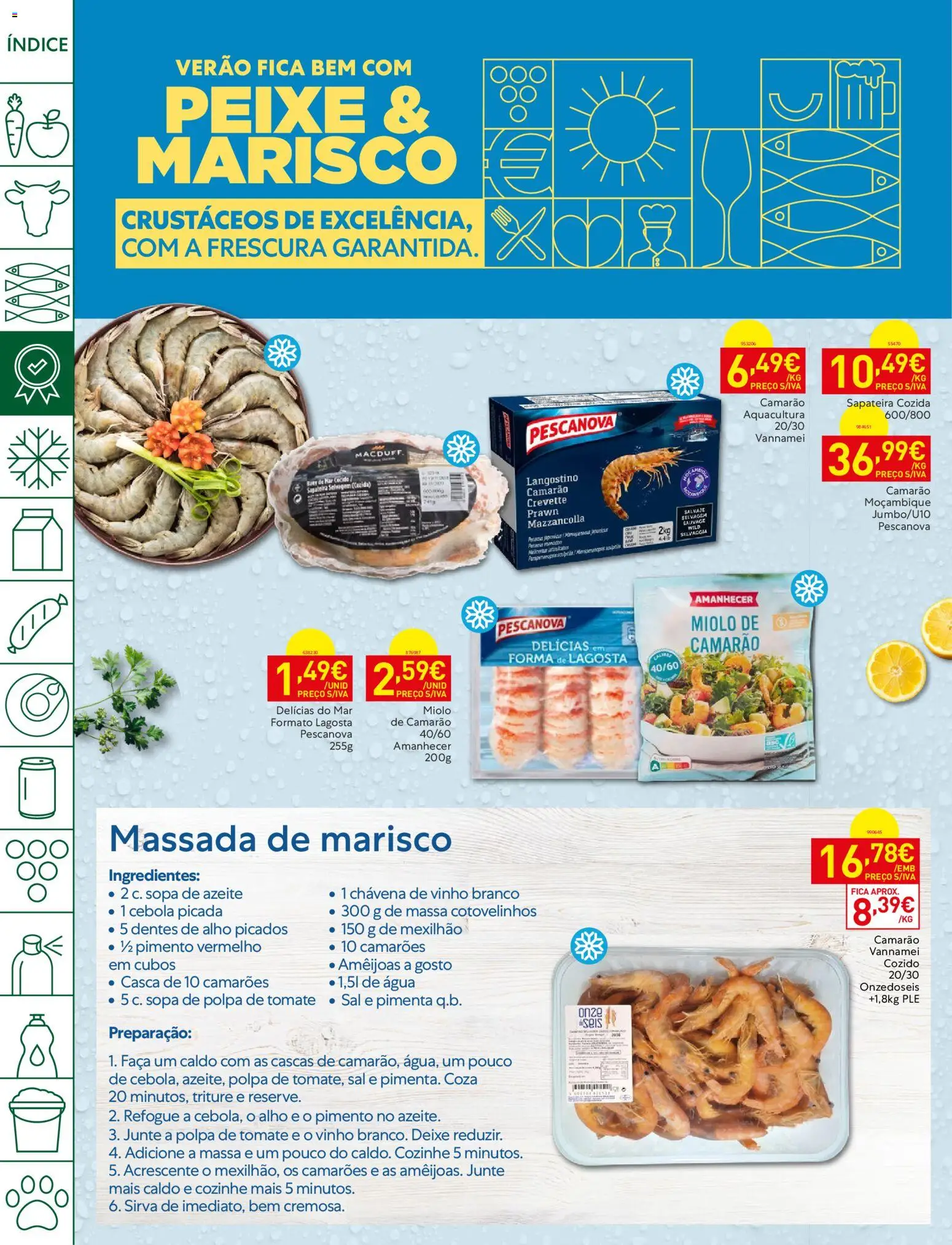 Recheio folheto │ válido de 11/08/2026 | Página: 6 | Produtos: Lagosta, Caldo, Polpa de tomate, Massa