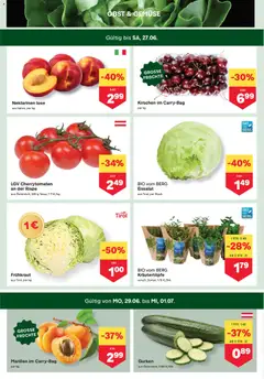 MPREIS Flugblatt ab 25.06.2026 gültig | Seite: 2 | Produkte: Gurken, Gemüse, Obst