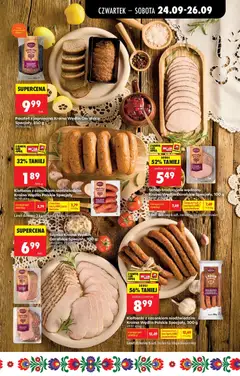 Pogląd oferty "Biedronka gazetka od czwartku" - ważna od 24.09.2026 | Strona: 61 | Produkty: Kabanosy, Kabanos
