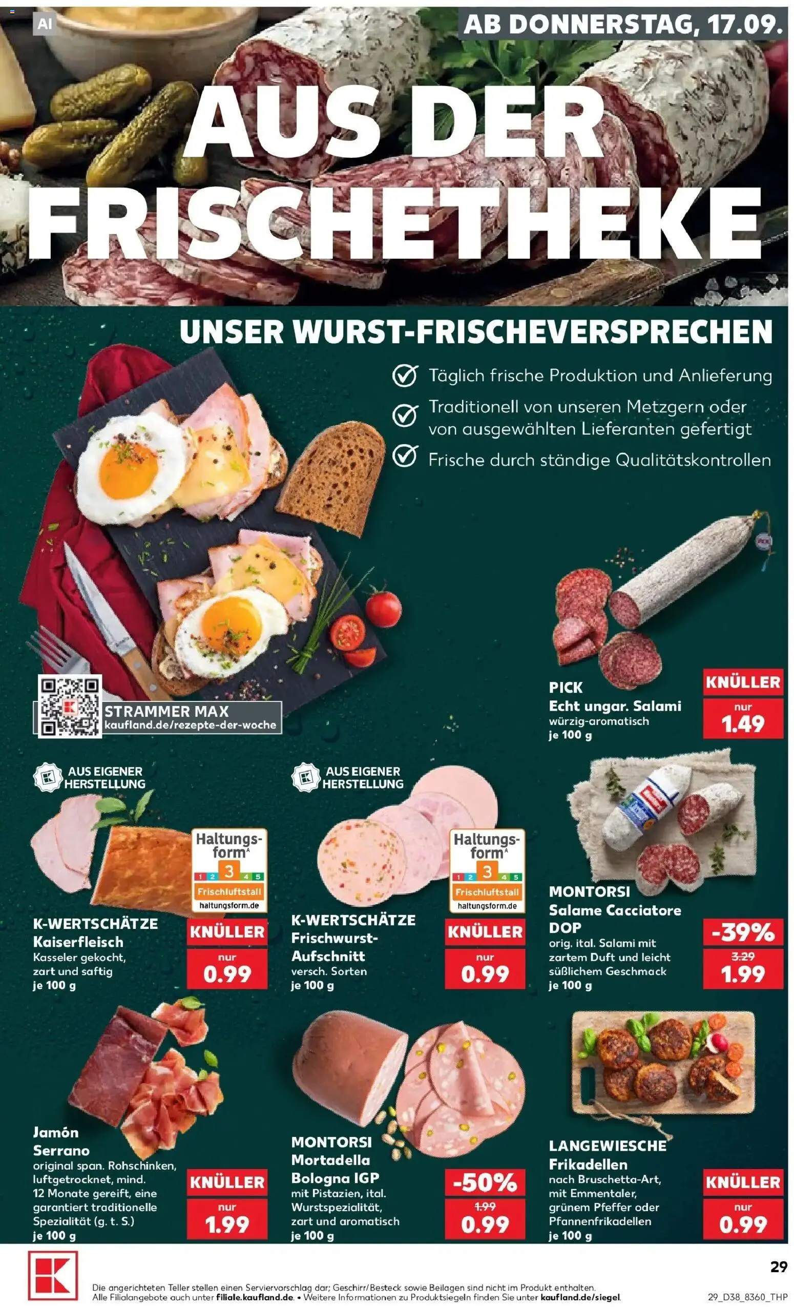 Prospekt Kaufland ab 14.09.2026 » Angebote Online zum Blättern | Seite: 41 | Produkte: Beilagen, Duft, Pfeffer, Salami