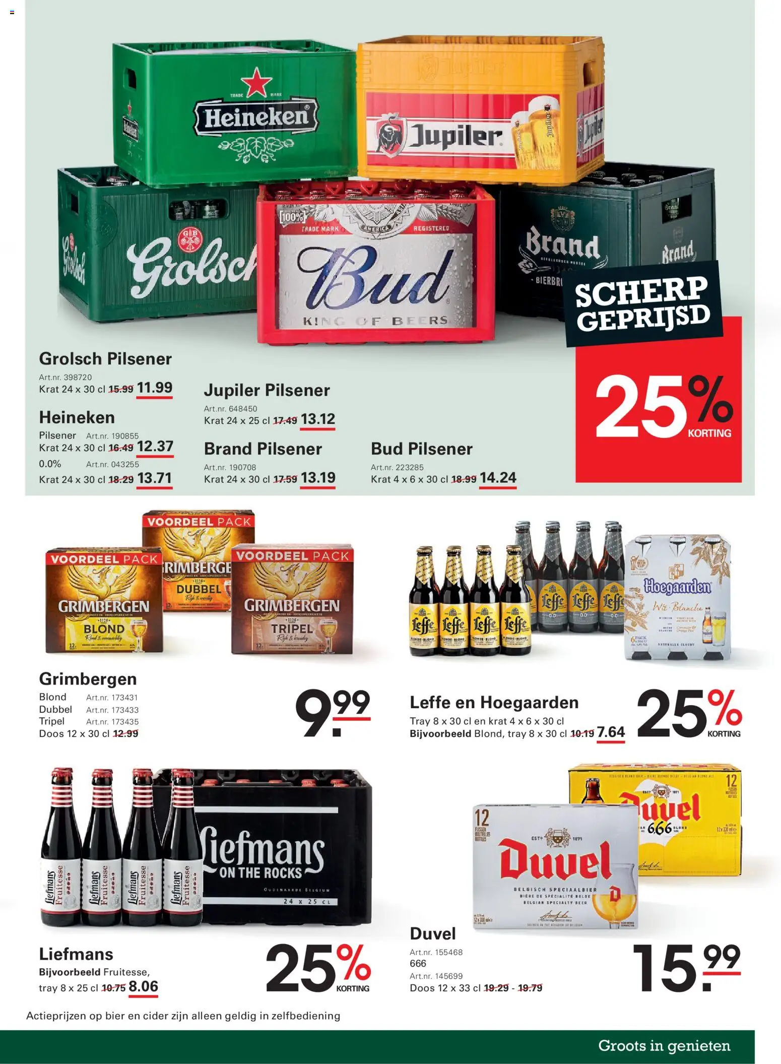{H1} | Pagina: 25 | Producten: Bier, Feketeerdő torta