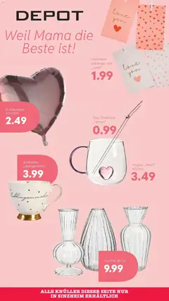 Vase FINE 3er Set, Vase FINE set of 3. ab 04.05.2026 gültig | Seite: 77