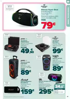Vista previa Carrefour Dia de la Madre válido desde el 23.04.2026 | Página: 17 | Productos: Polvo, Altavoces, Altavoz, USB