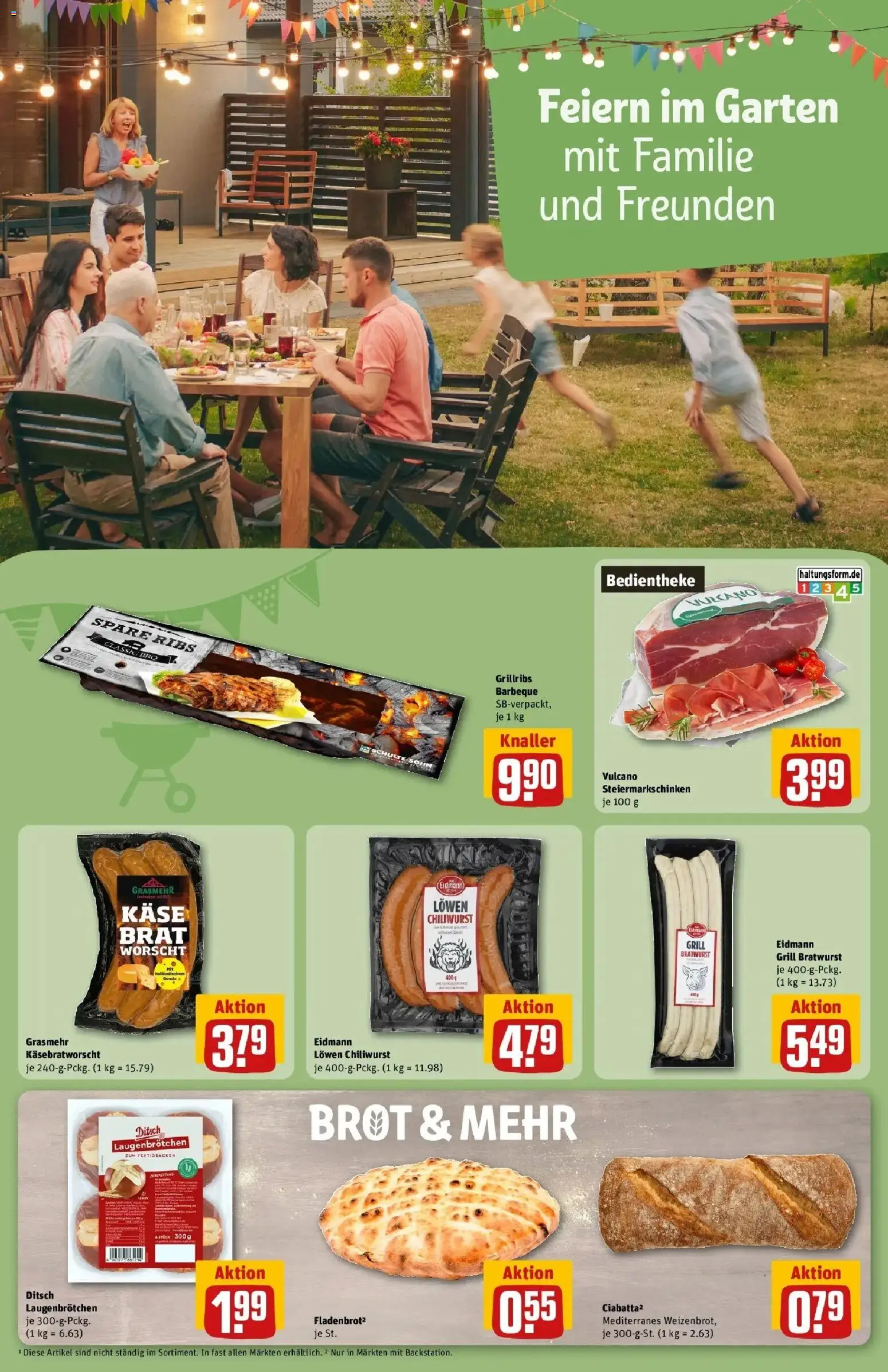 REWE Prospekt ab 17.08.2026 zum Blättern » Angebote | Seite: 21 | Produkte: Sony, Grill, Käse, Brot