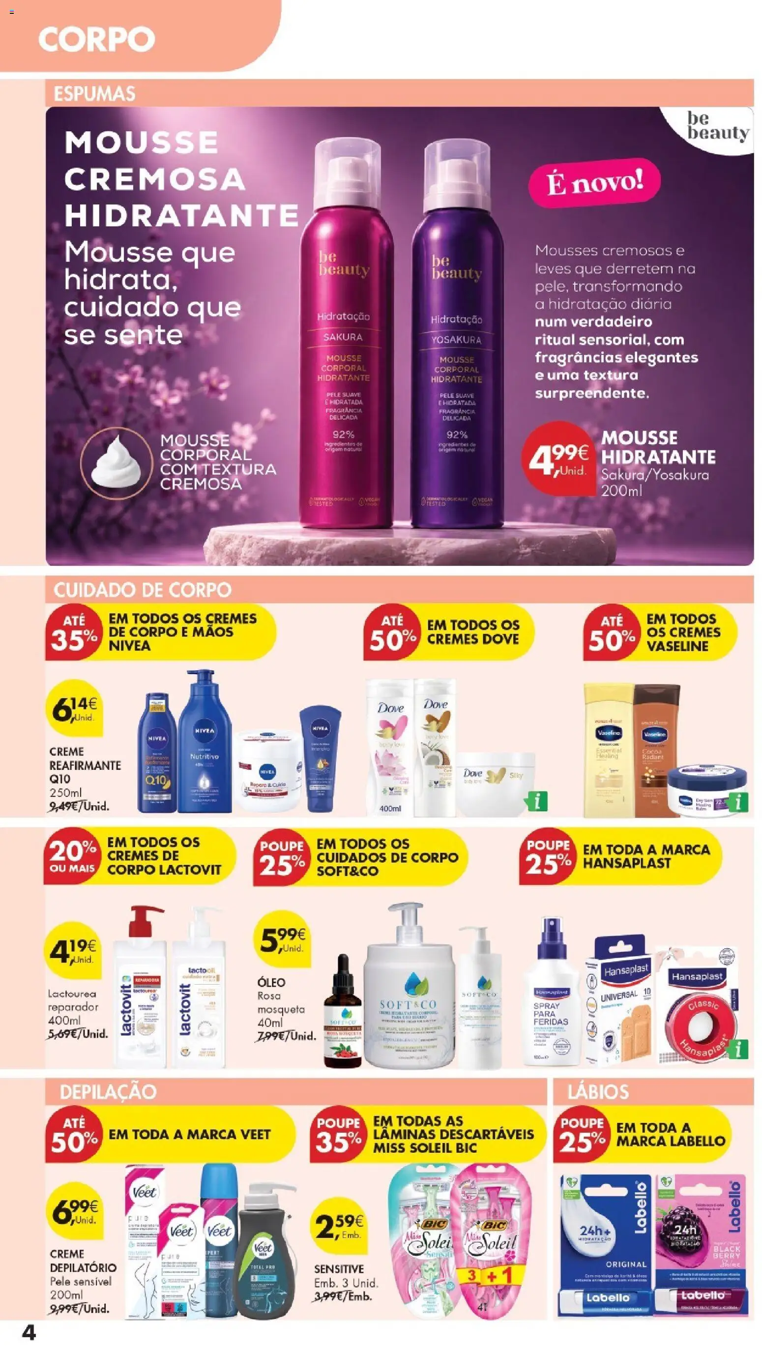 Pingo Doce folheto Especial DPH │ válido de 16.06.2026 | Página: 4 | Produtos: Creme depilatório, Manteiga, Óleo, Creme