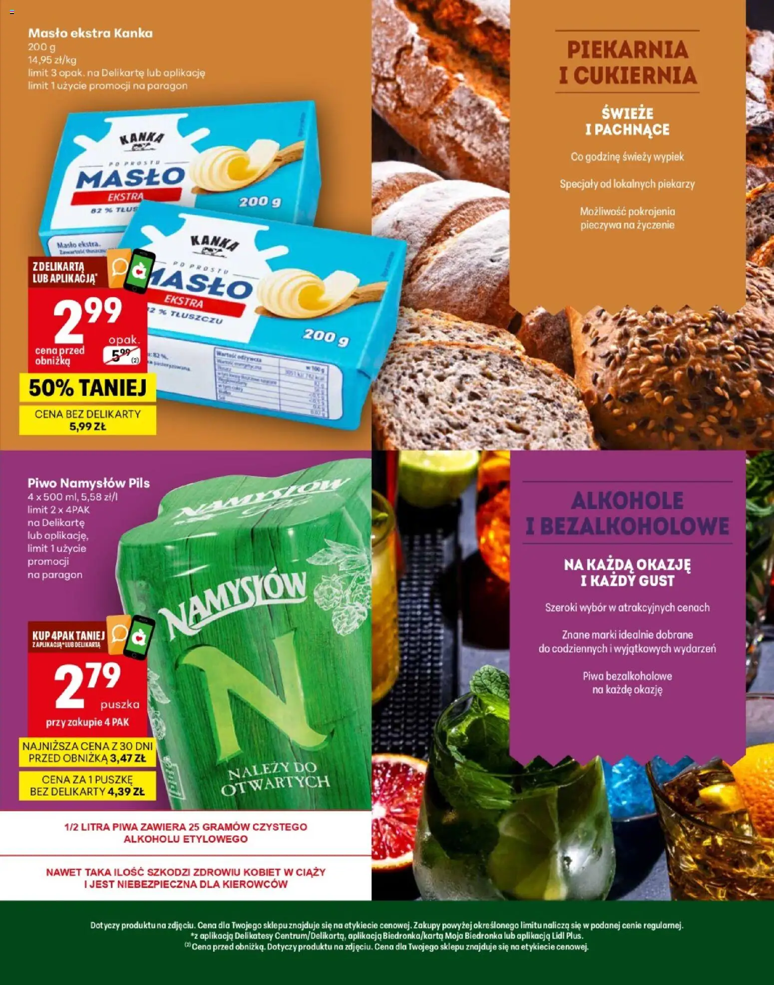 Delikatesy Centrum gazetka - Janowiec Kościelny Otwarcie od 16.04.2026 | Strona: 3 | Produkty: Piekarnia, Delikatesy, Piwo, Piwo Namysłów