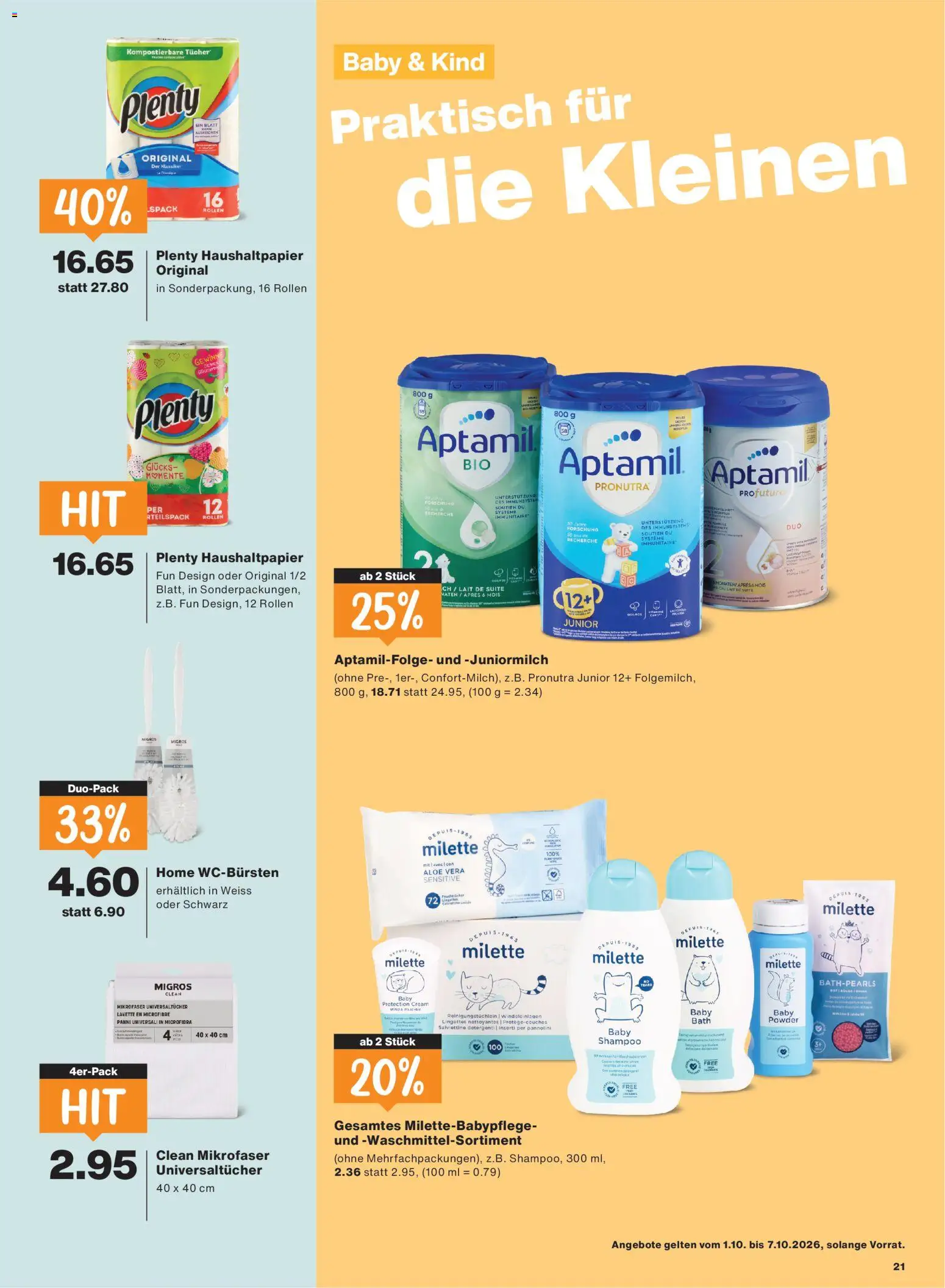 Migros aktionen – gültig ab 01.10.2026 | Seite: 21