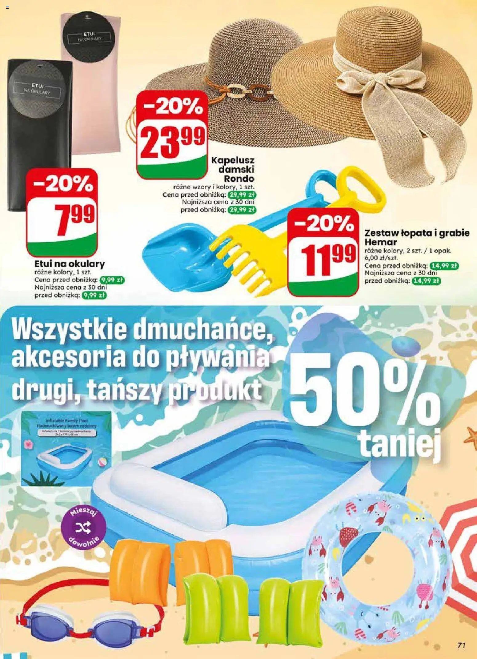 Dino gazetka od 17.06.2026 | Strona: 71 | Produkty: Kapelusz, Okulary