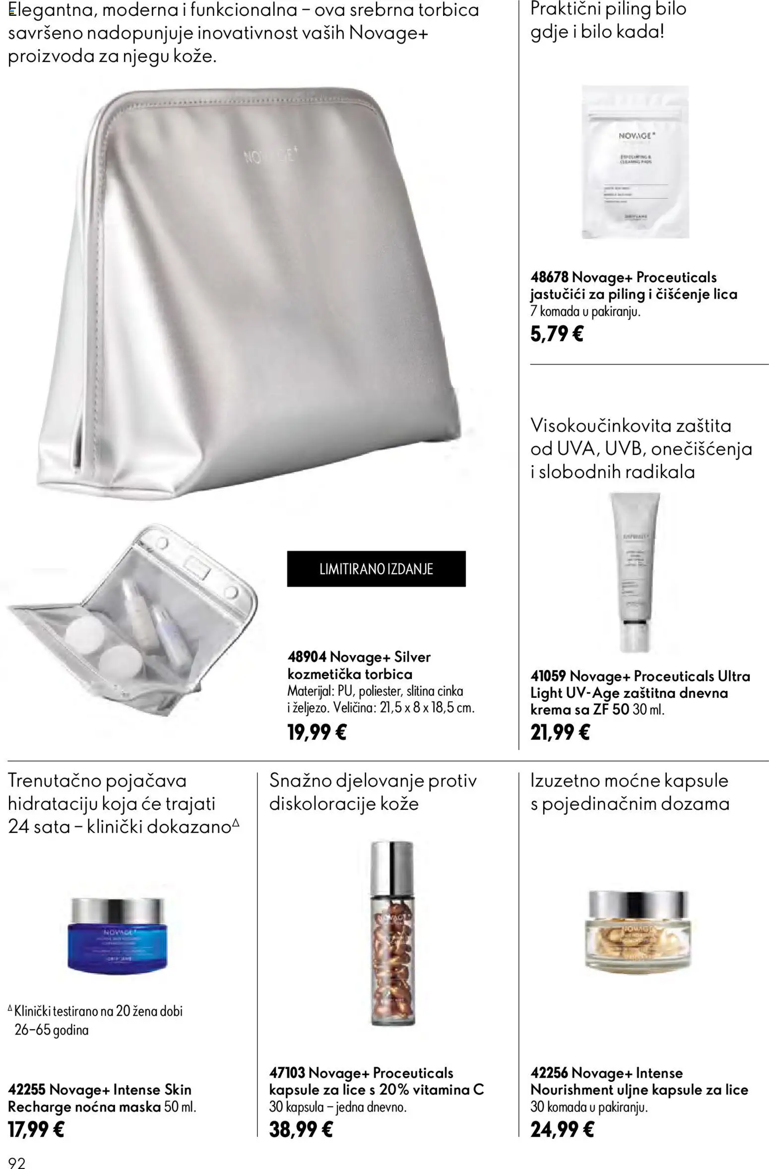 Oriflame katalog | vrijedi od 24.06.2026 | Stranica: 92 | Proizvodi: Maska, Piling, Krema, Torbica
