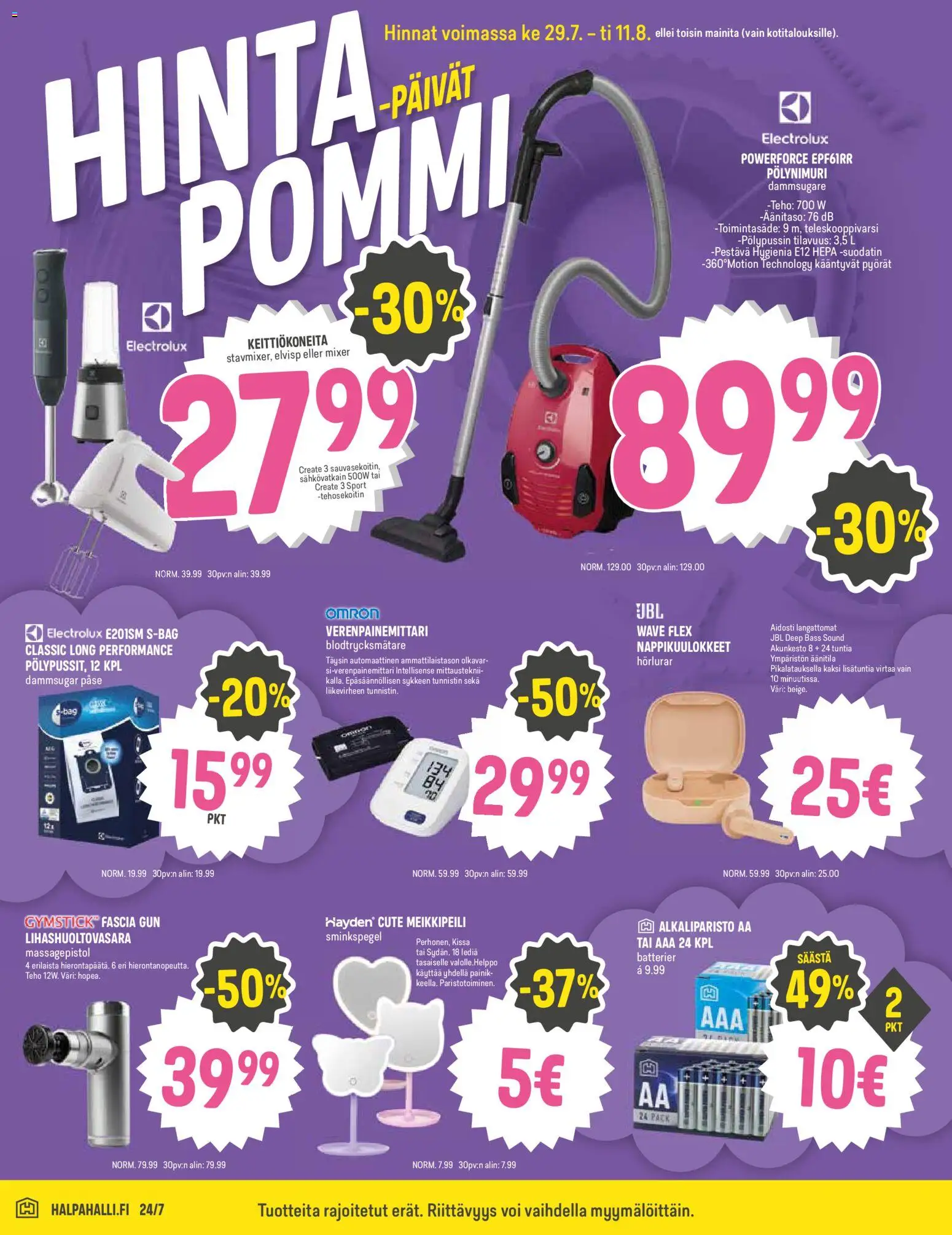 Halpa Halli tarjoukset – voimassa 29/07/2026 alkaen | Sivu: 12