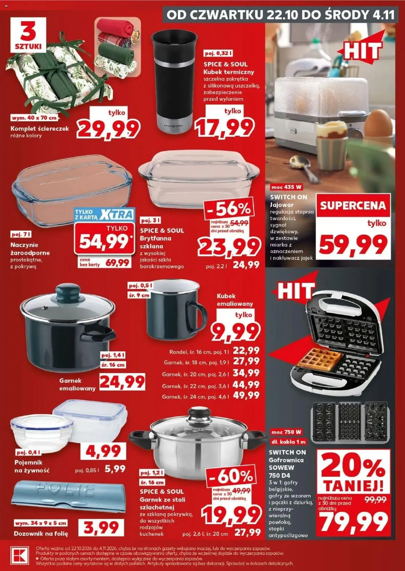 Kaufland gazetka - Mocny start od 26.10.2026 - od jutra PDF | Strona: 29 | Produkty: Żywność, Pączki, Gofry, Naczynie żaroodporne