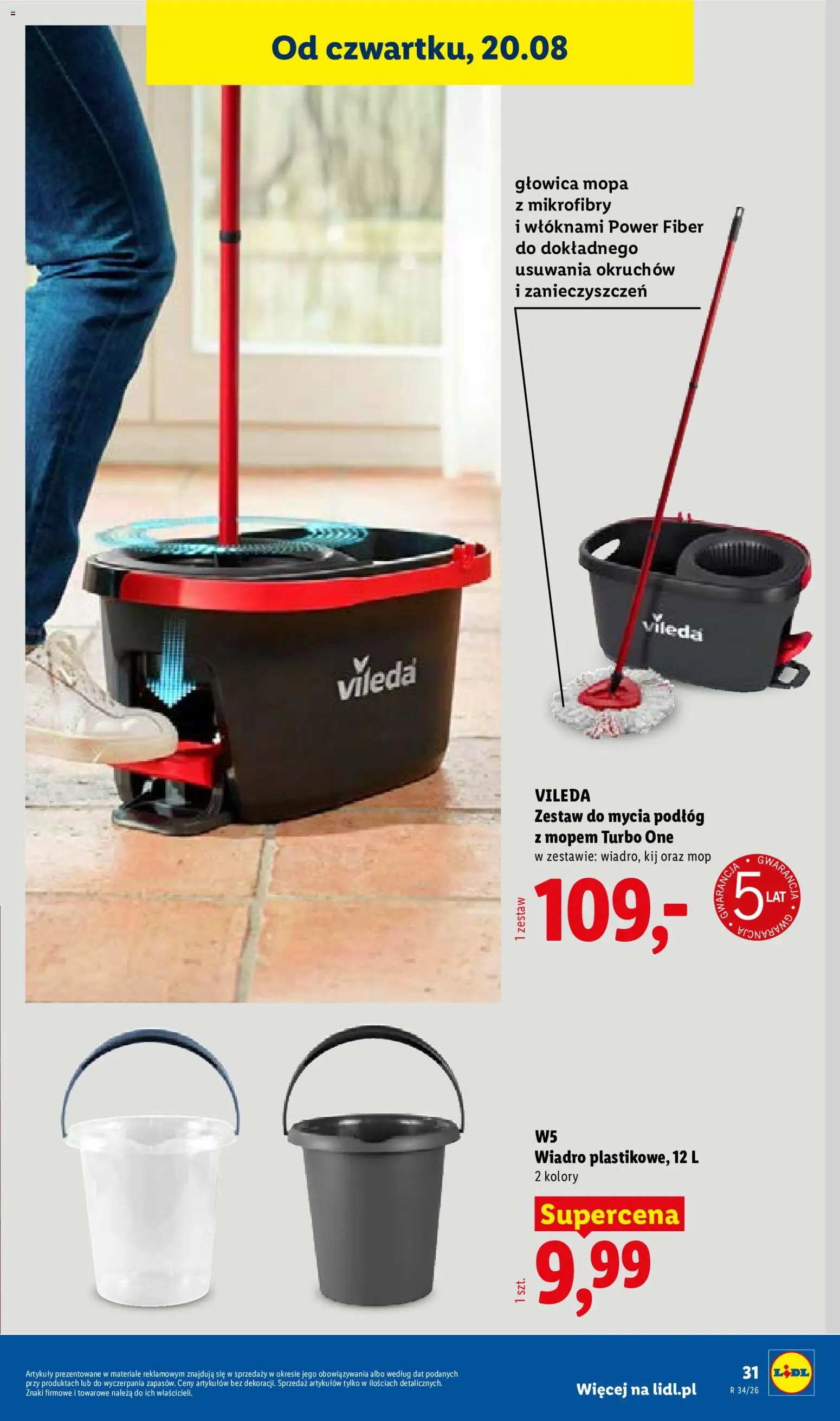 Lidl Polsko katalog od 17.08.2026 | Strana: 43 | Produkty: Mop
