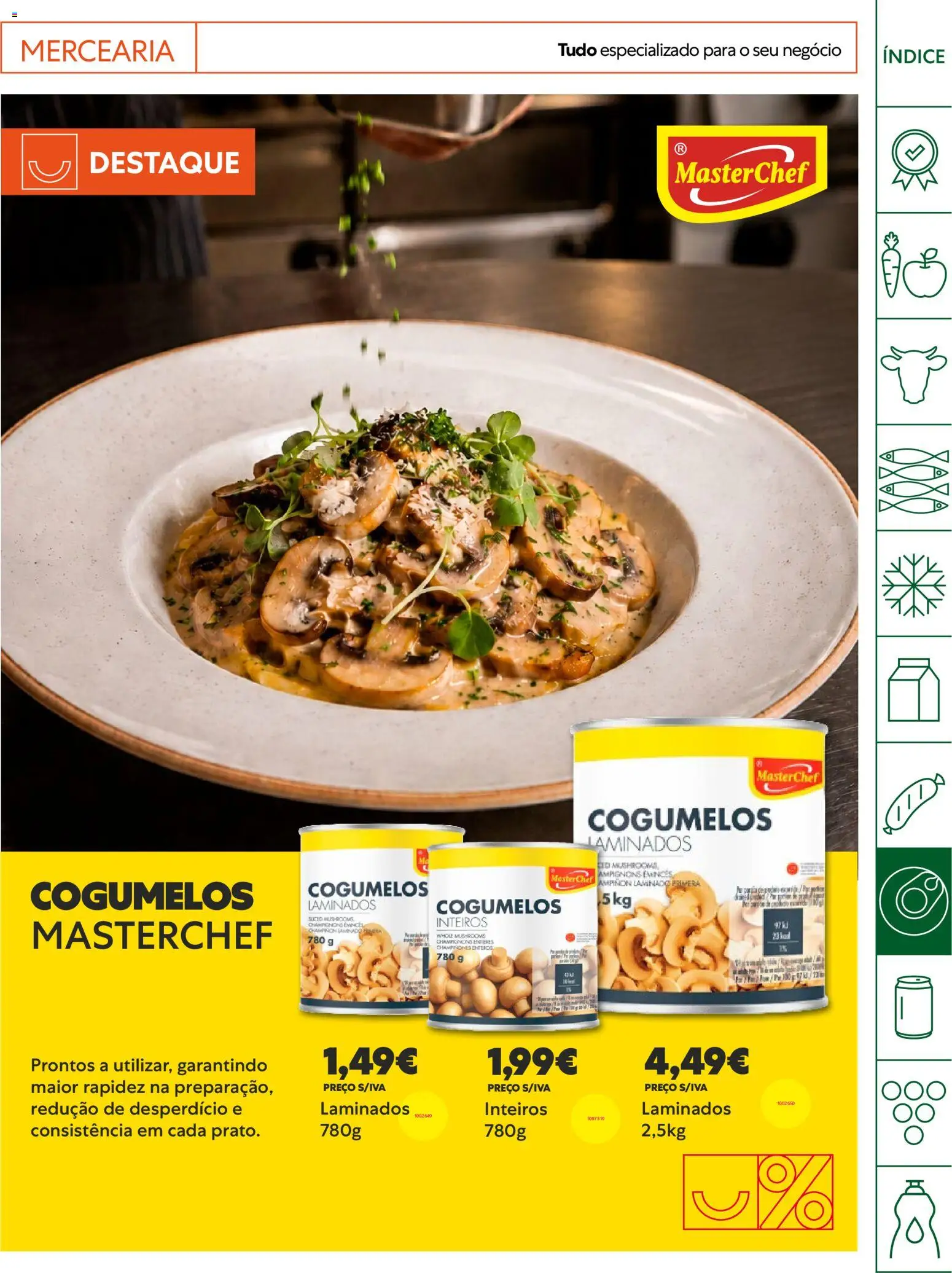 Recheio Horeca │ válido de 01/09/2026 | Página: 17 | Produtos: Mercearia, Cogumelos
