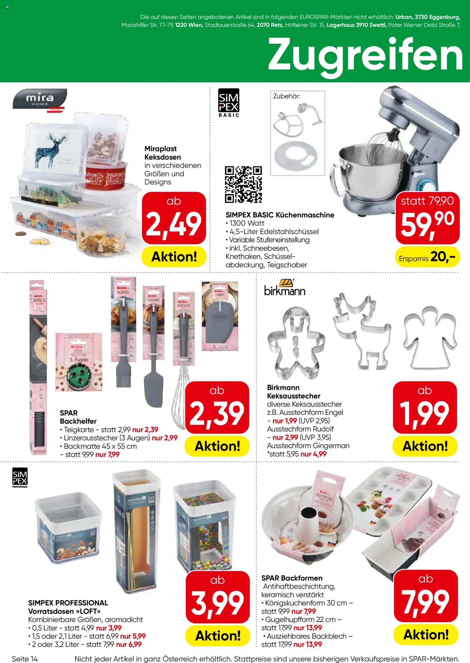 Eurospar Flugblatt gültig ab 08.10.2026 | Seite: 14