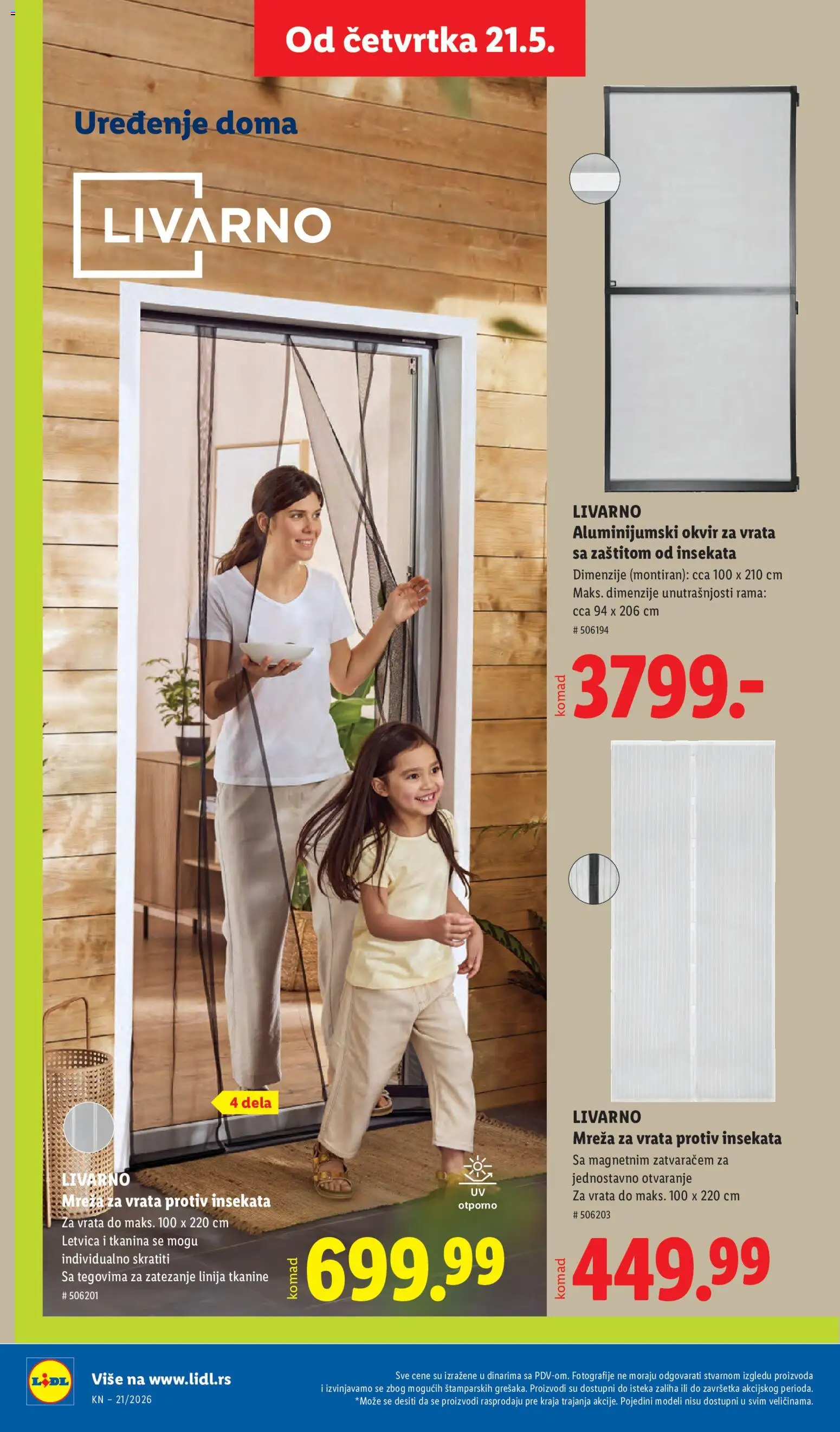 Lidl katalog - važi od 21.05.2026 | Strana: 82 | Proizvode: Vrata