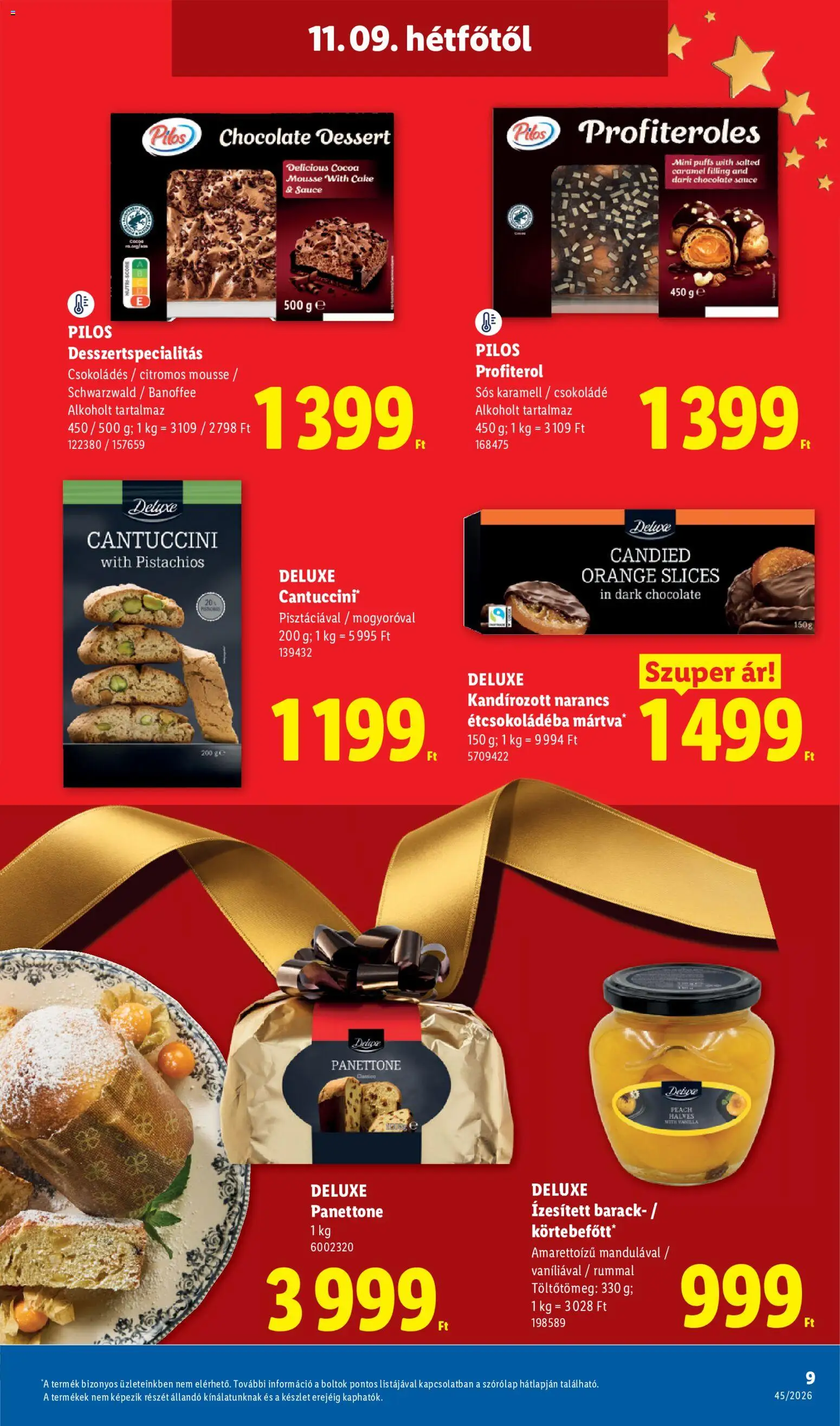Lidl akciós ujság - amely érvényes a következő dátumtól: 2026.11.09. | Oldal: 9
