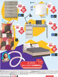 Conforama - Prévisualisation de Conforama catalogue valide à partir de 19.05.2026 | Page: 3 | Produits: Bureau, Enveloppe, Table, Housse de couette