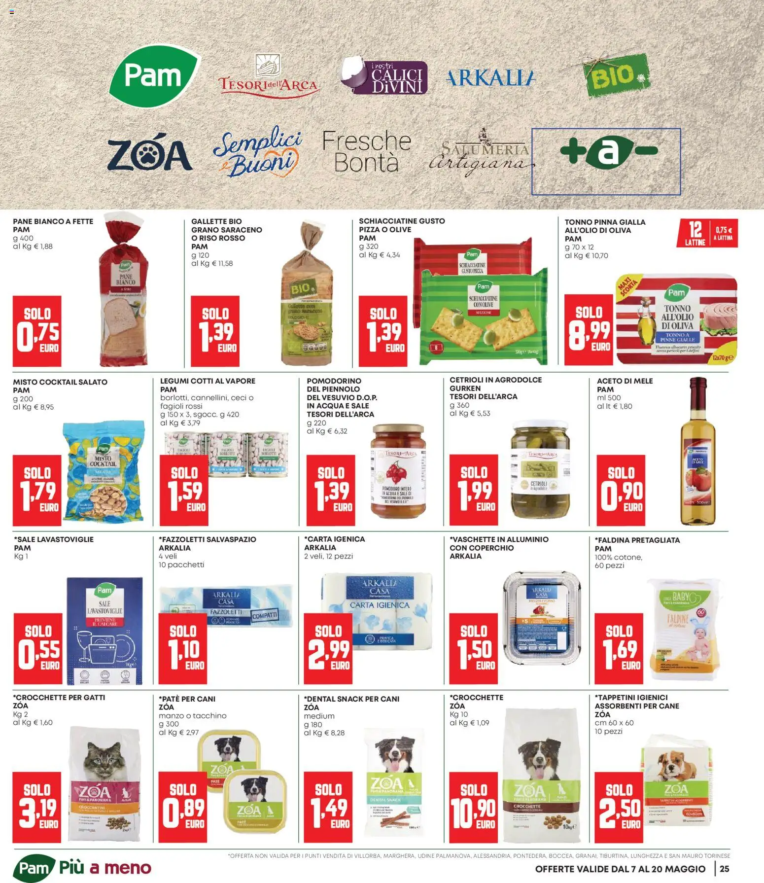 Volantino Panorama del 07.05.2026 | Pagina: 25 | Prodotti: Legumi, Carta igienica, Olive, Crocchette