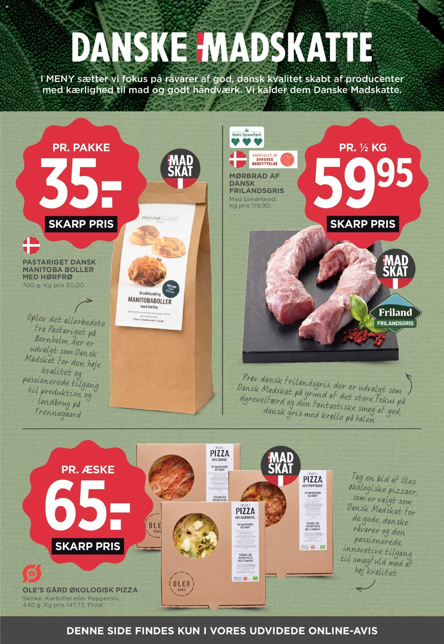 Meny tilbudsavis – gyldig fra 23/10/2026 | Side: 21 | Produkter: Brød, Skinke, Pizza, Søm