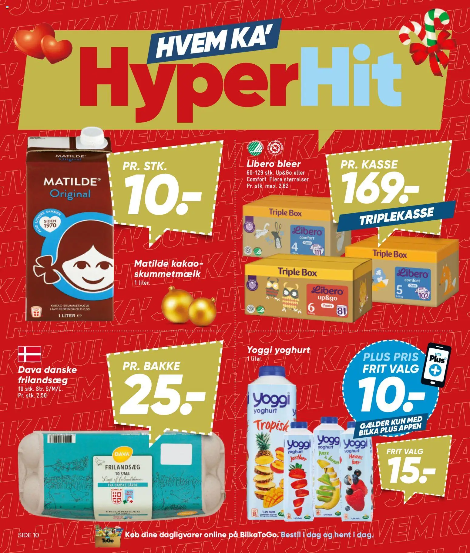 Bilka tilbudsavis – gyldig fra 30/10/2026 | Side: 10 | Produkter: Dagligvarer, Yoghurt, Jordbær, Kakao