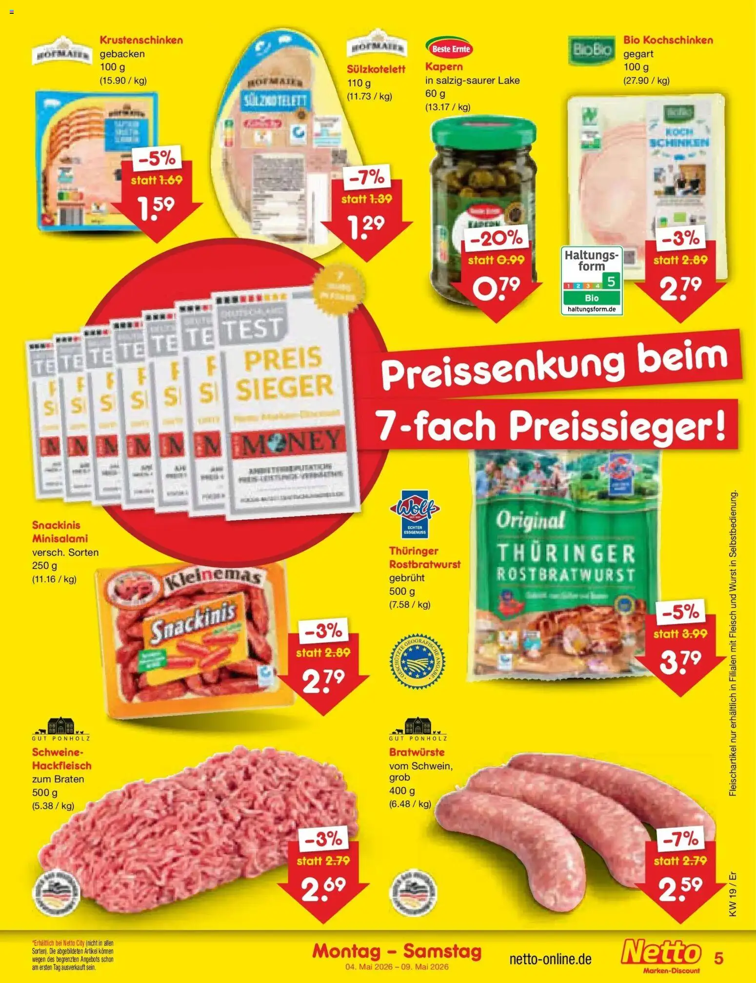 Netto Marken-Discount Prospekt Nordhausen	 – gültig ab 04.05.2026 | Seite: 5
