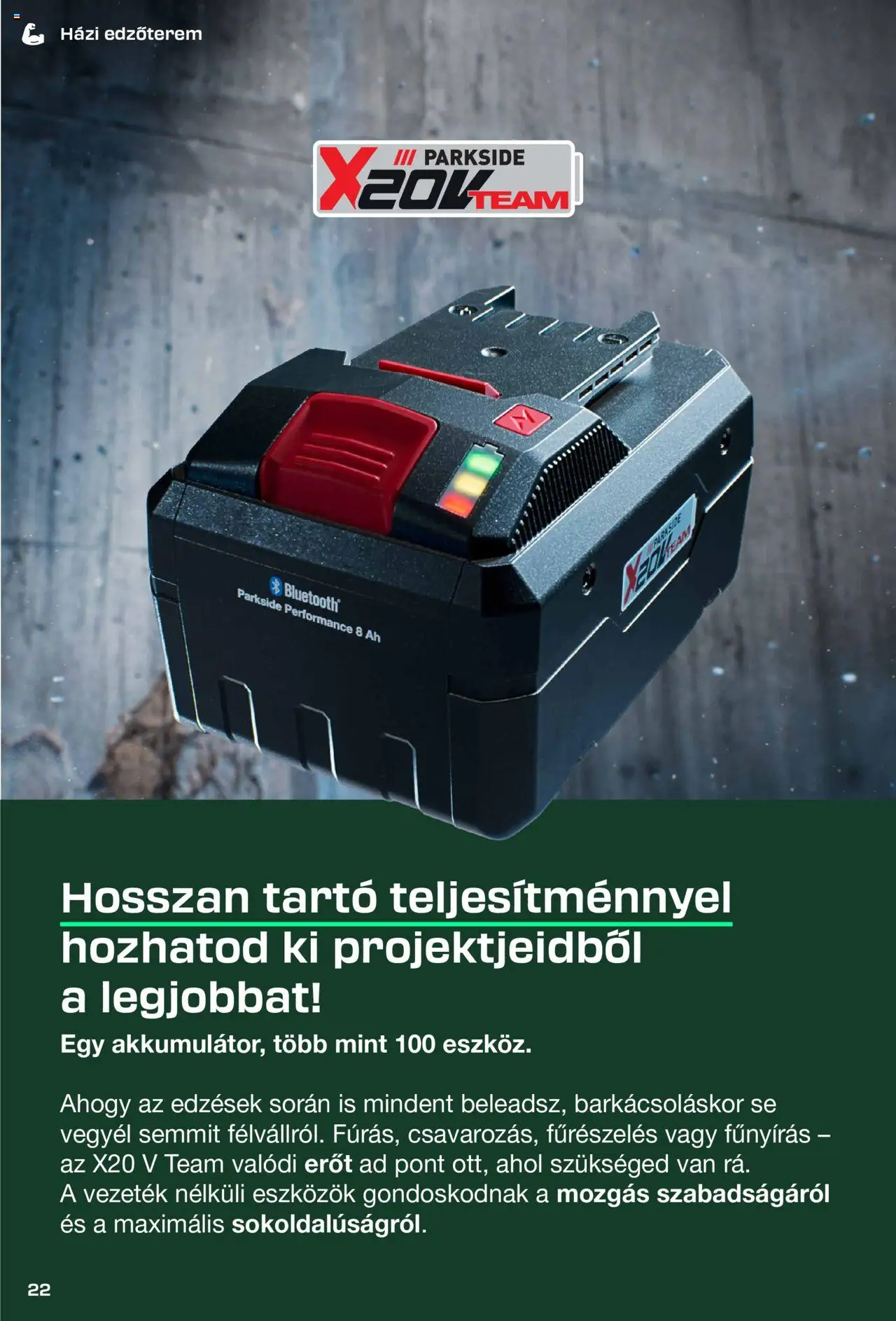Lidl akciós ujság - amely érvényes a következő dátumtól: 2025.08.26. | Oldal: 22 | Termékek: Parkside, Tartó