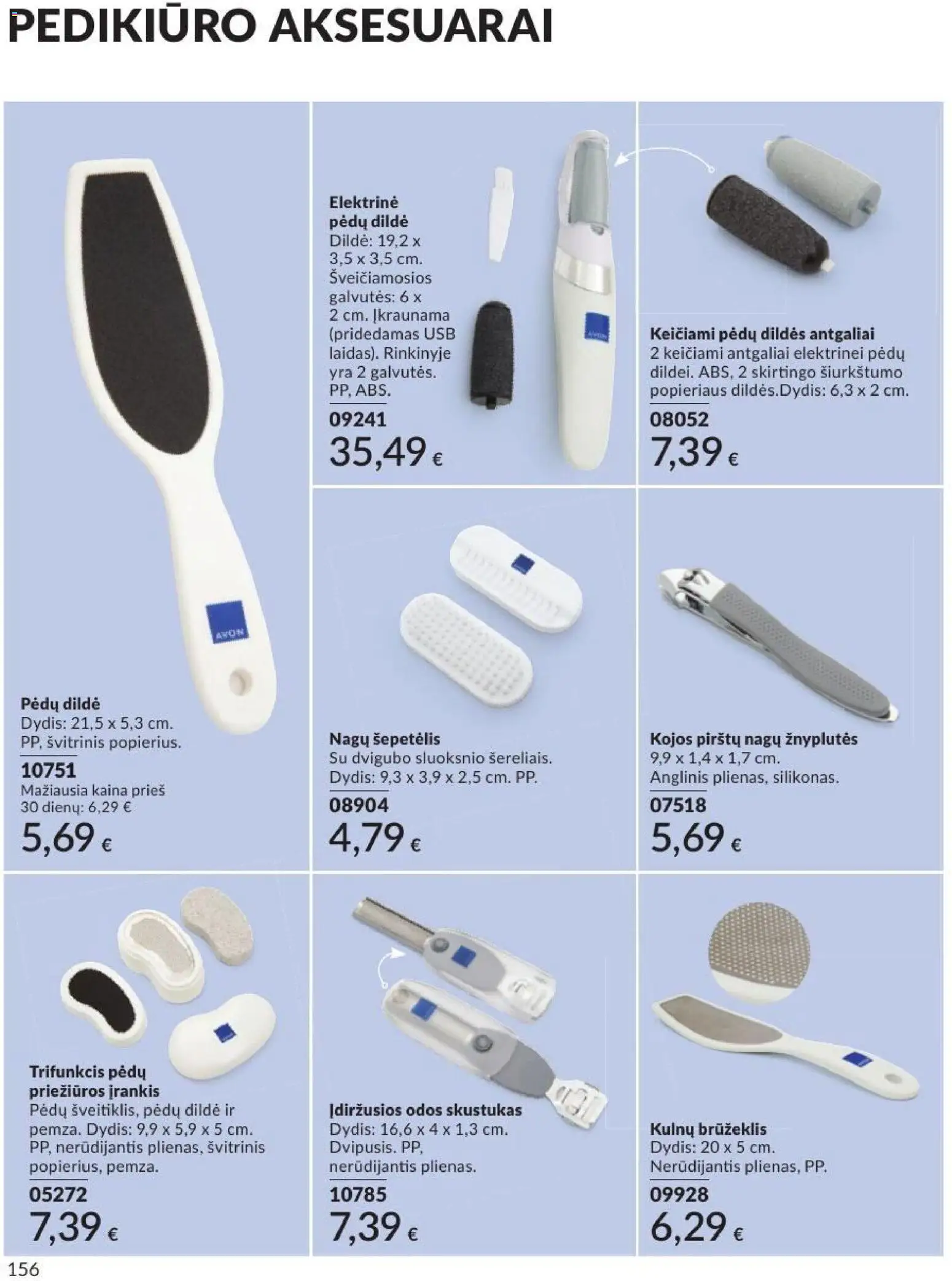 AVON akcijos nuo 2026.07.01 | Puslapis: 156 | Prekių: Šepetėlis, USB