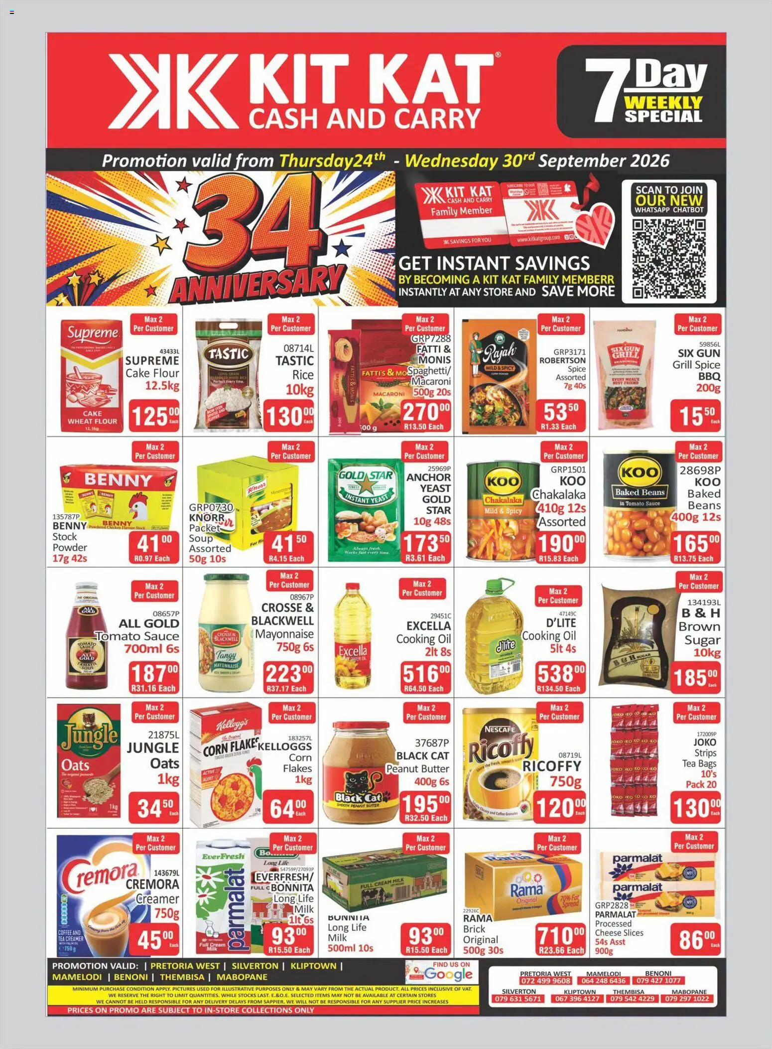 New KIT KAT Cash & Carry catalogue – valid from 24/09/2026 | Page: 3 | Products: Corn, Butter, Oats, Creamer