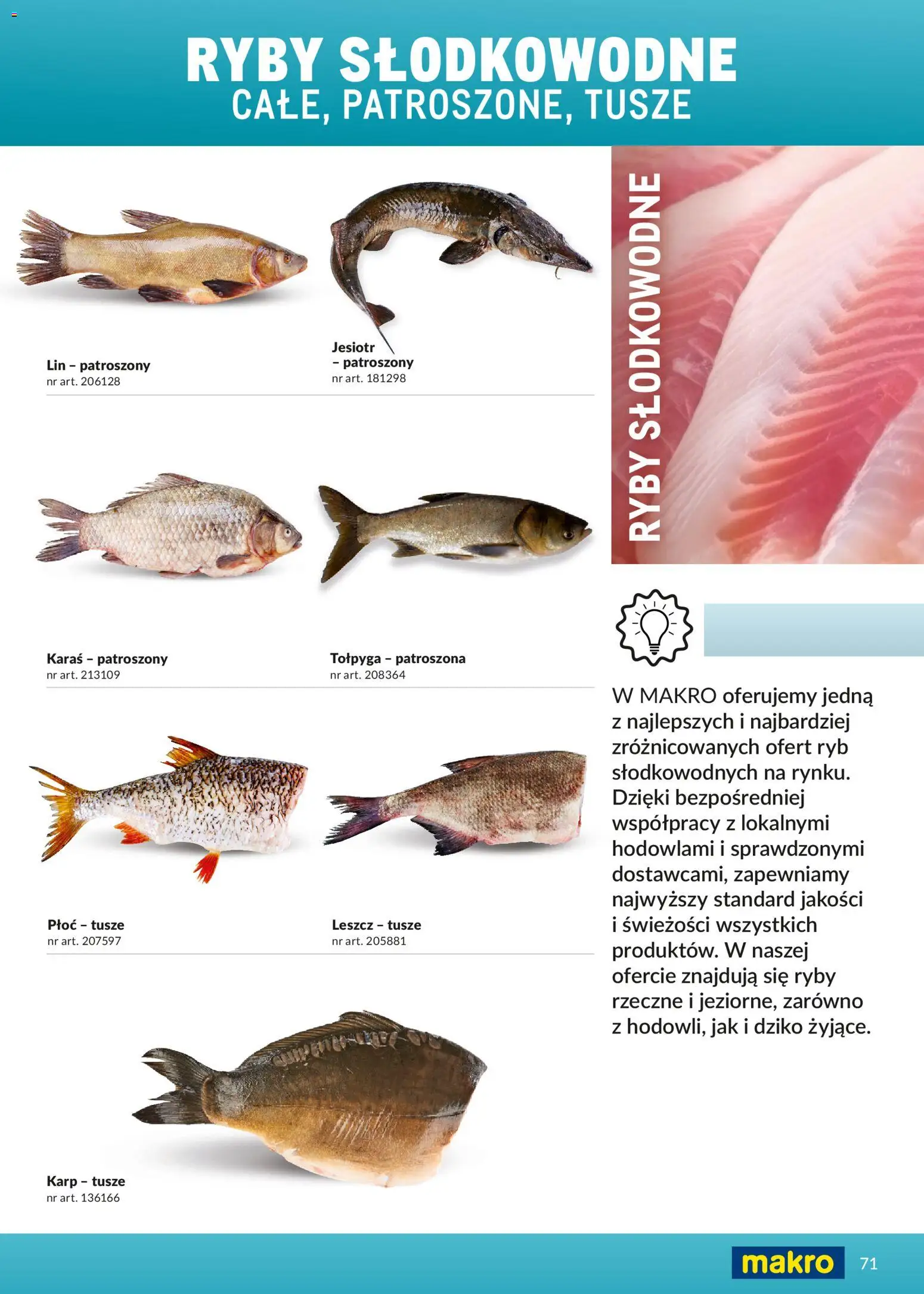 Makro Gazetka - Ultra fresh od 01.03.2026 | Strona: 71 | Produkty: Karp, Ryby