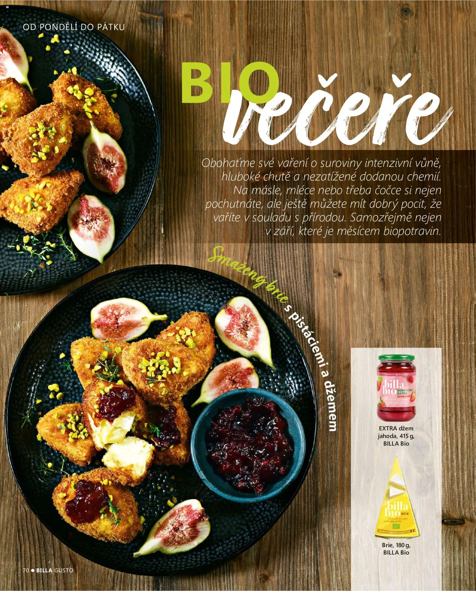 Billa leták - Gusto: Podzim 2026 od 01.09.2026 | Strana: 70 | Produkty: Džem, Brie