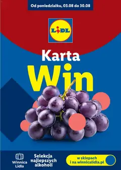 Pogląd oferty "Lidl Katalog karta win" - ważna od 03.08.2026