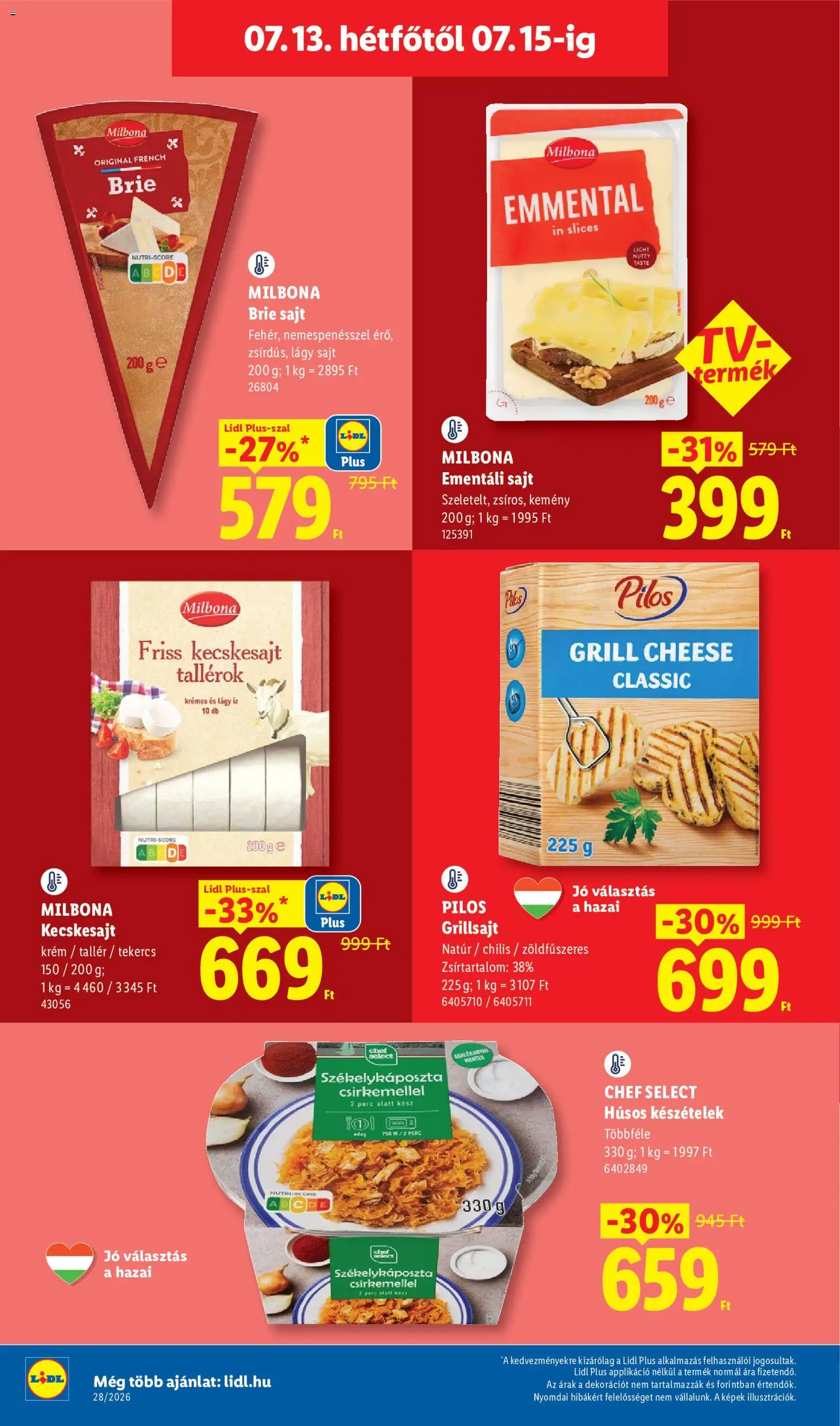 Lidl akciós ujság - amely érvényes a következő dátumtól: 2026.07.09. | Oldal: 64