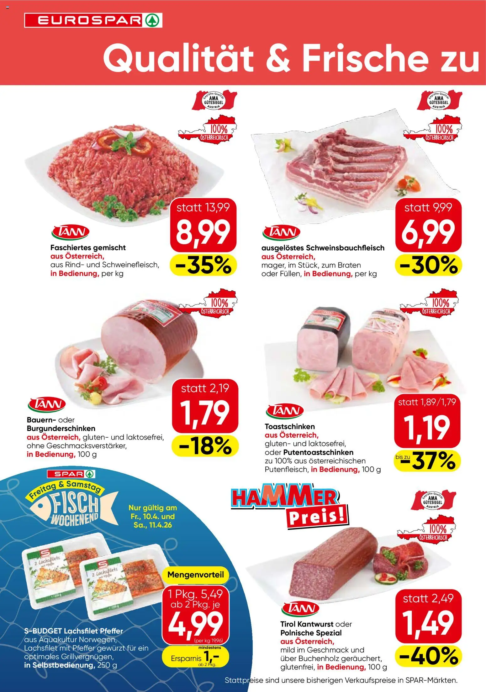 Eurospar Flugblatt (09.04.2026) || Aktuelle Angebote
