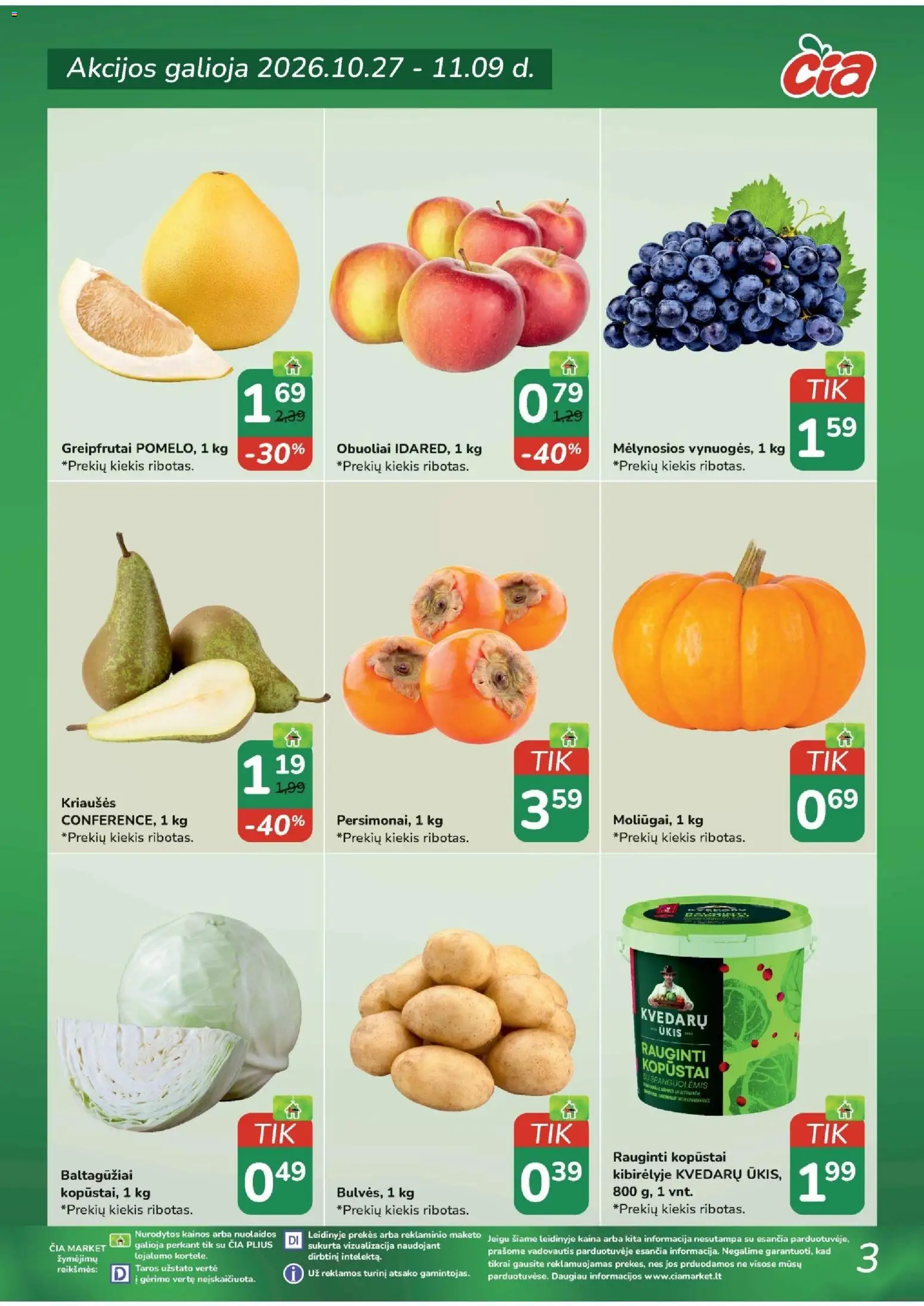 ČIA MARKET akcijos nuo 2026.10.27 | Puslapis: 3