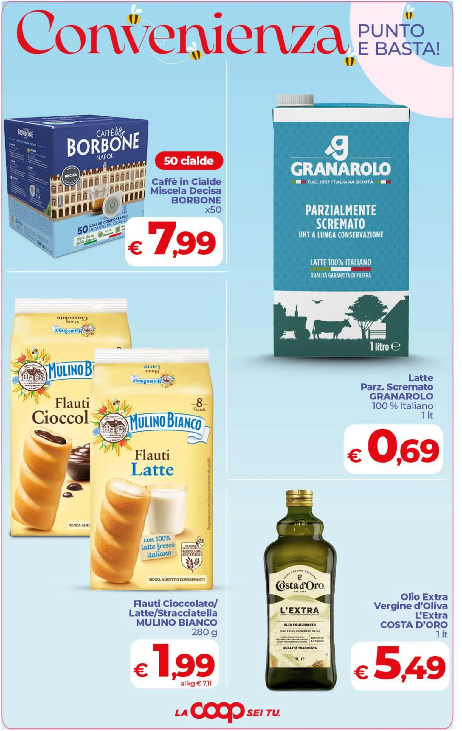 Volantino COOP del 29.05.2026 | Pagina: 2 | Prodotti: Caffè, Cioccolato, Olio, Olio extra vergine