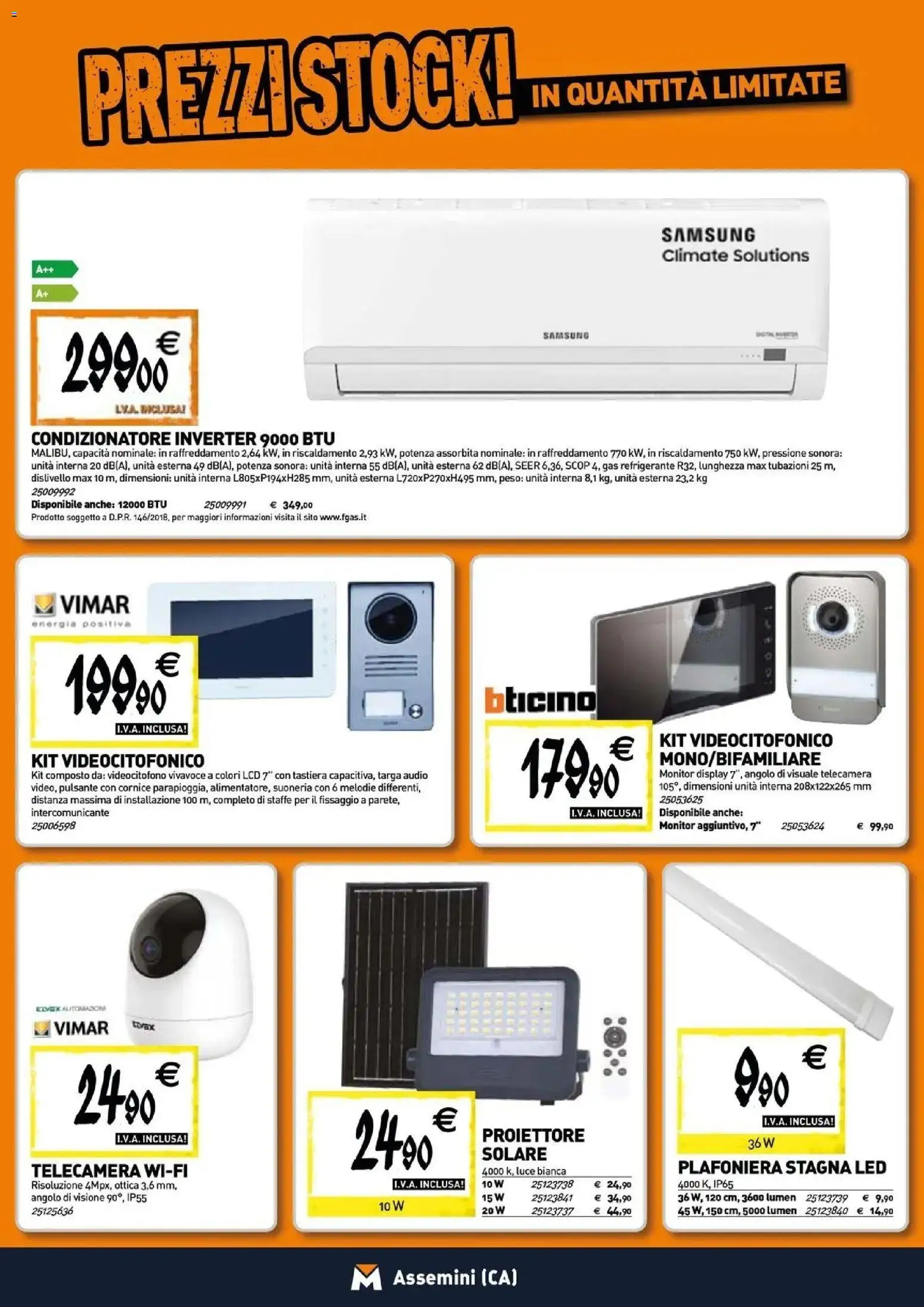 Volantino TECNOMAT del 12.03.2026 | Pagina: 13 | Prodotti: Monitor, Audio, Condizionatore, Samsung