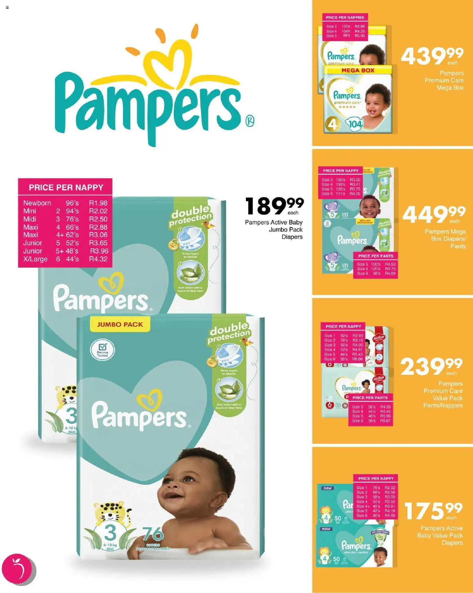 New Save catalogue – valid from 13/08/2026 | Page: 55 | Products: Pants, Aloe Vera, Nappies, Lotion