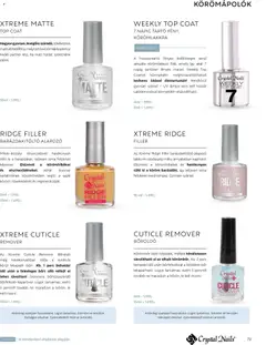 Crystal Nails 2026/27 Nagykatalógus - amely érvényes a következő dátumtól: 09.03.2026 | Oldal: 79 | Termékek: Lámpa, Alapozó, Bor