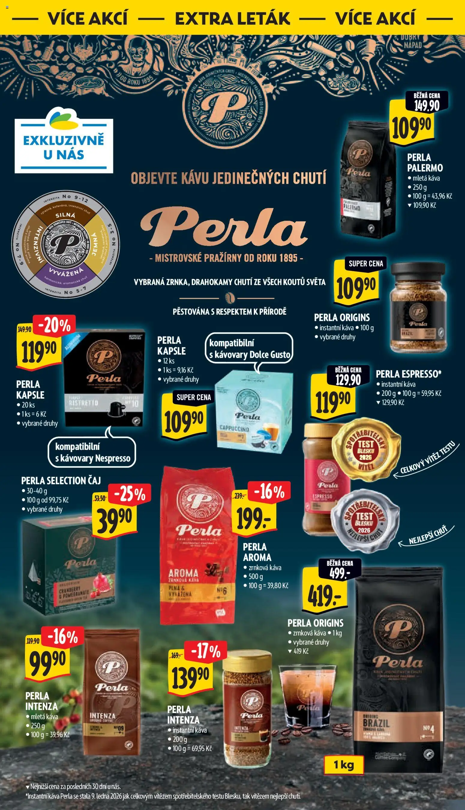 Albert leták - Hypermarket od 13.05.2026 | Strana: 52 | Produkty: Kapsle, Instantní káva, Zrnková káva, Cappuccino