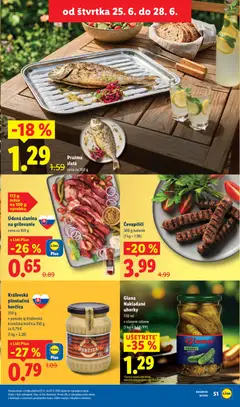 Lidl leták platný od 22.06.2026 | Strana: 65 | Produkty: Slanina, Uhorky